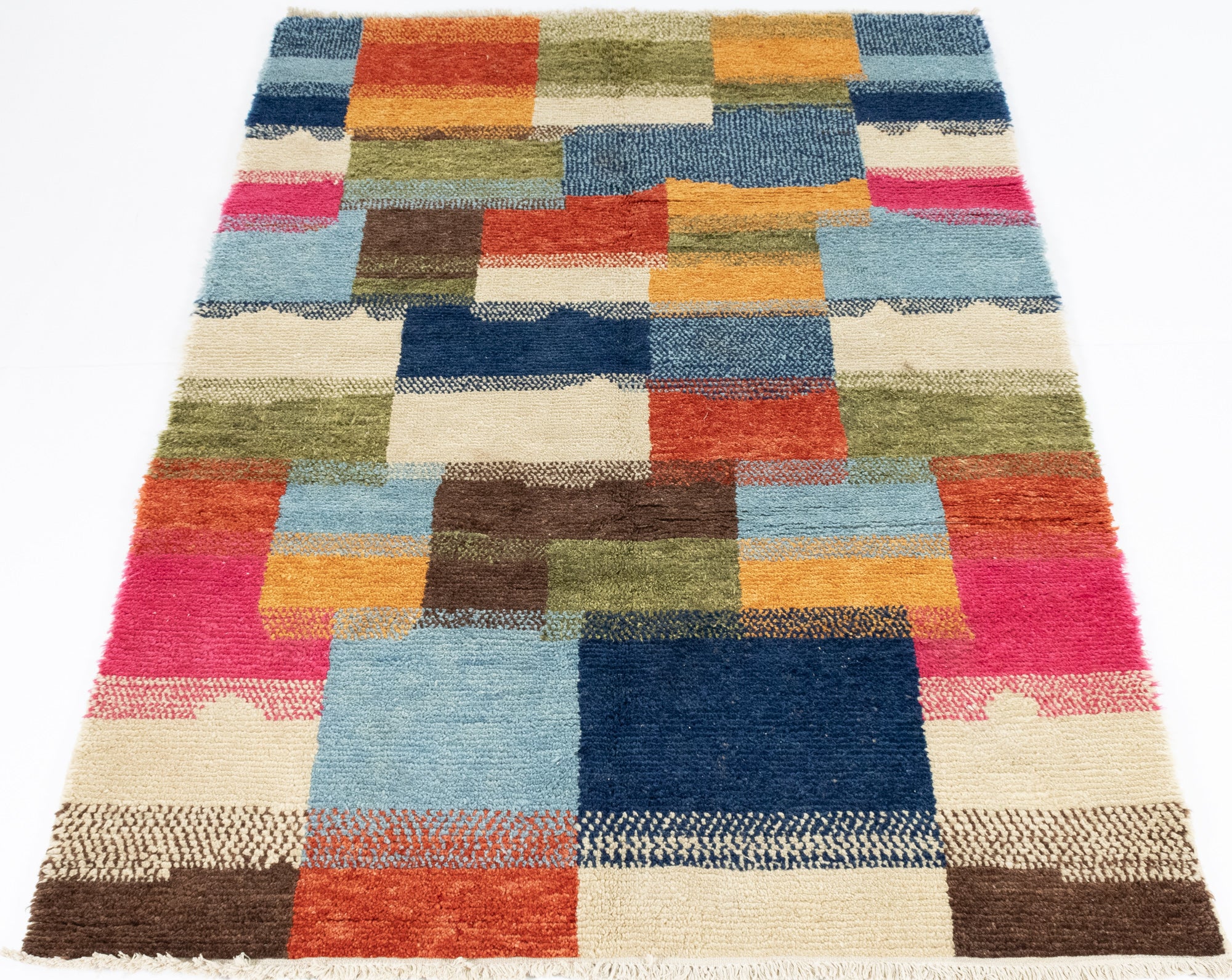 New Pakistani Modern Design Rug  <br> 5'6 x 8'3