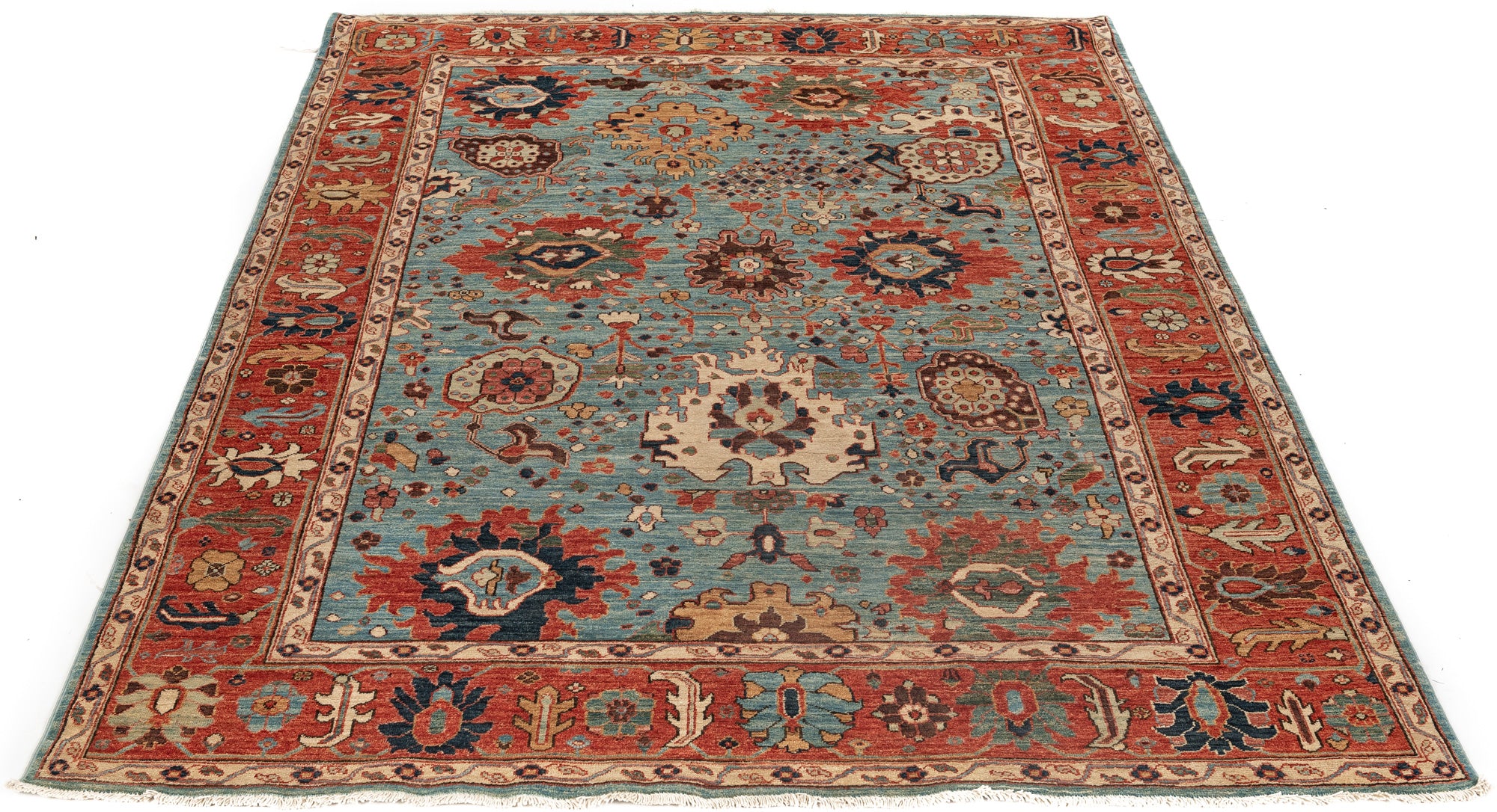 New Pakistani Serapi Rug <br> 6'4 x 9'0