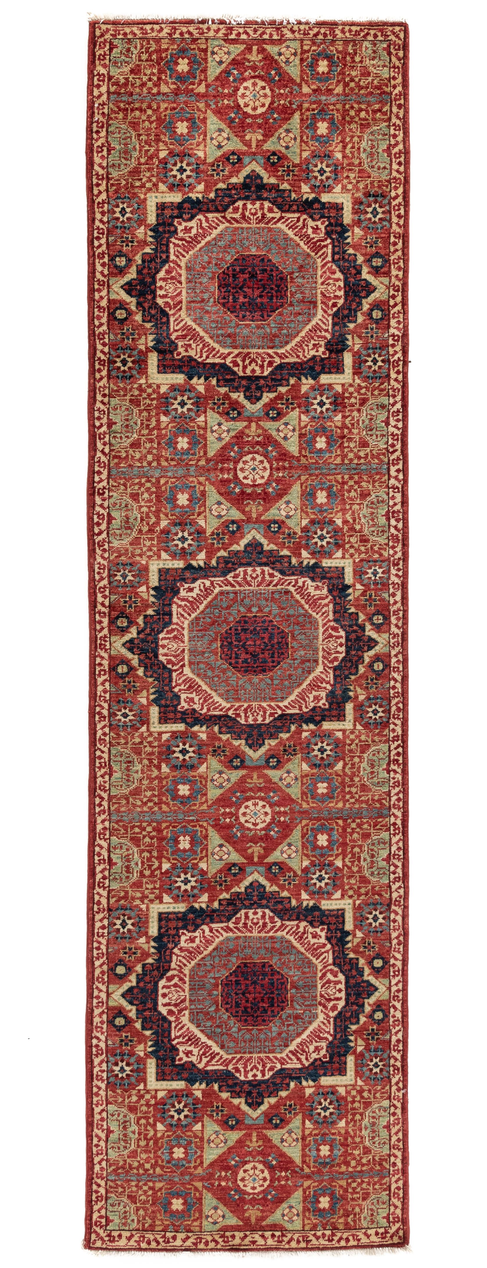 Pakistani Transitional Serapi Style Runner <br> 2'8 x 10'4