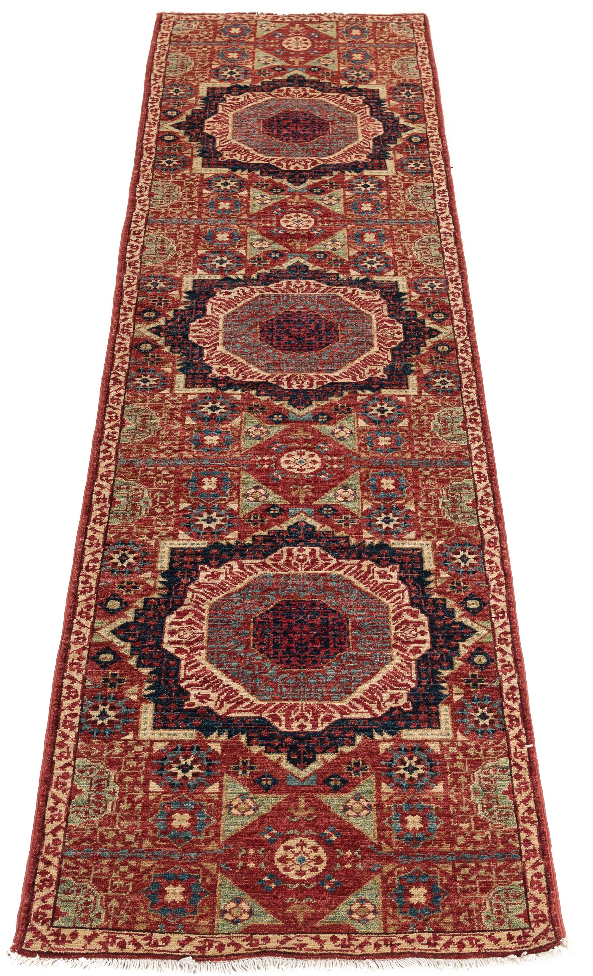 Pakistani Transitional Serapi Style Runner <br> 2'8 x 10'4