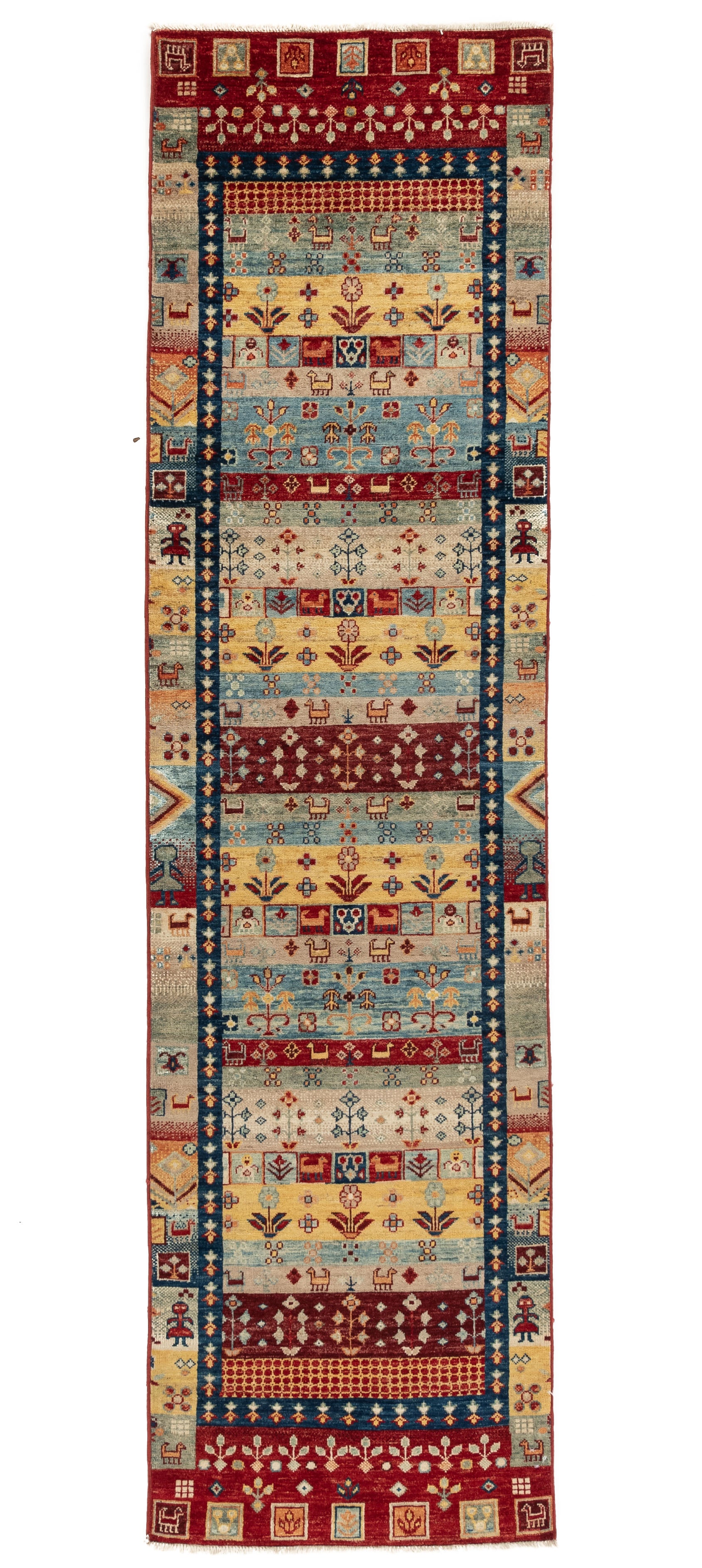 New Pakistani Transitional Tribal Runner <br> 2'7 x 9'10