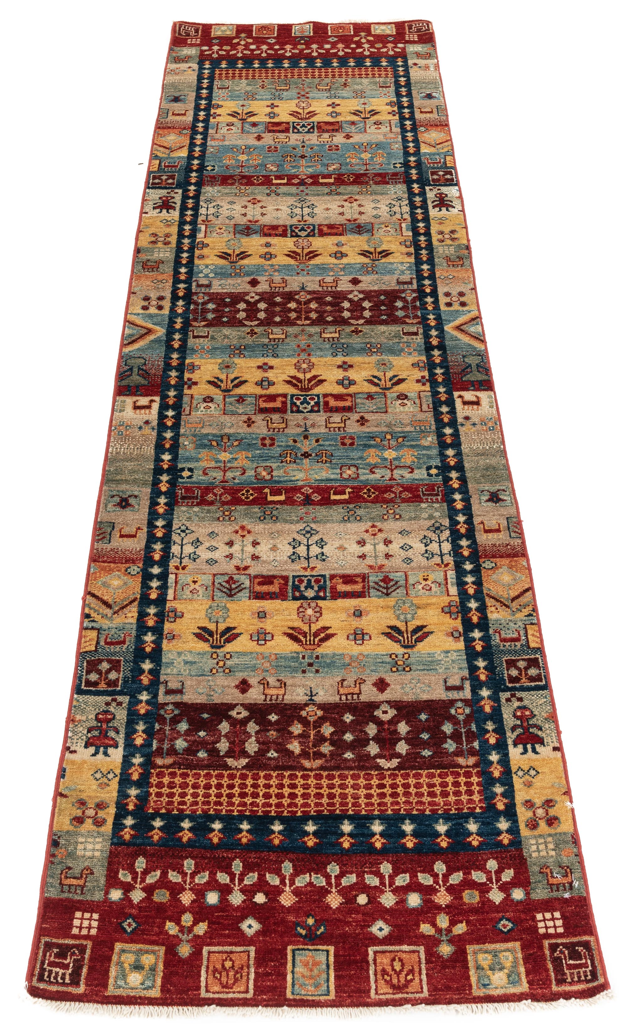 New Pakistani Transitional Tribal Runner <br> 2'7 x 9'10