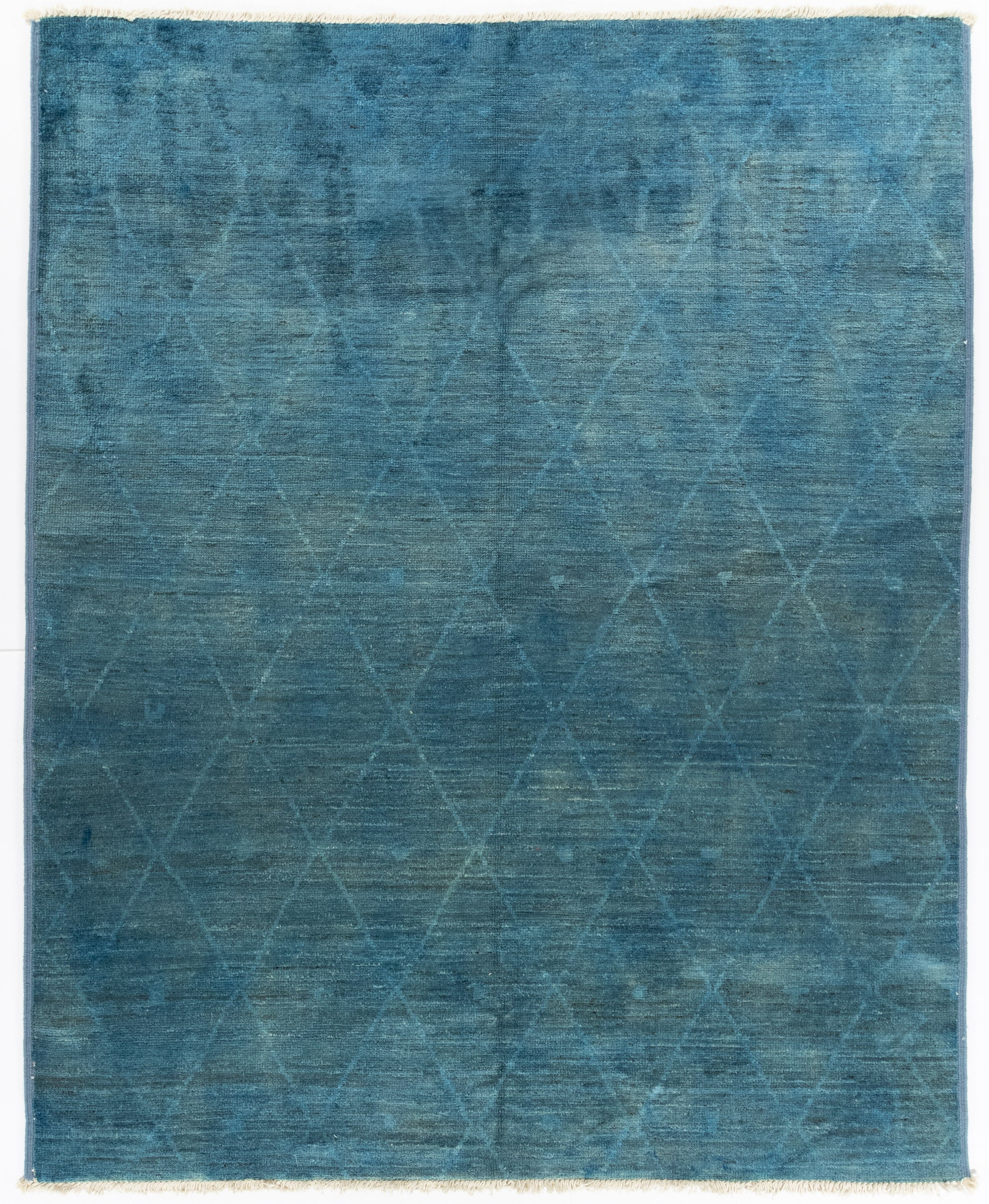 New Pakistani Transitional Moroccan Design Rug <br> 8'0 x 9'10