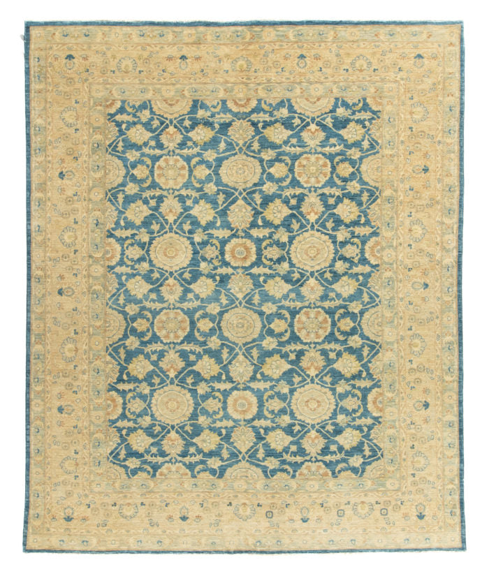 Pakistani Ziegler-design Rug <br> 8'0 × 9'10