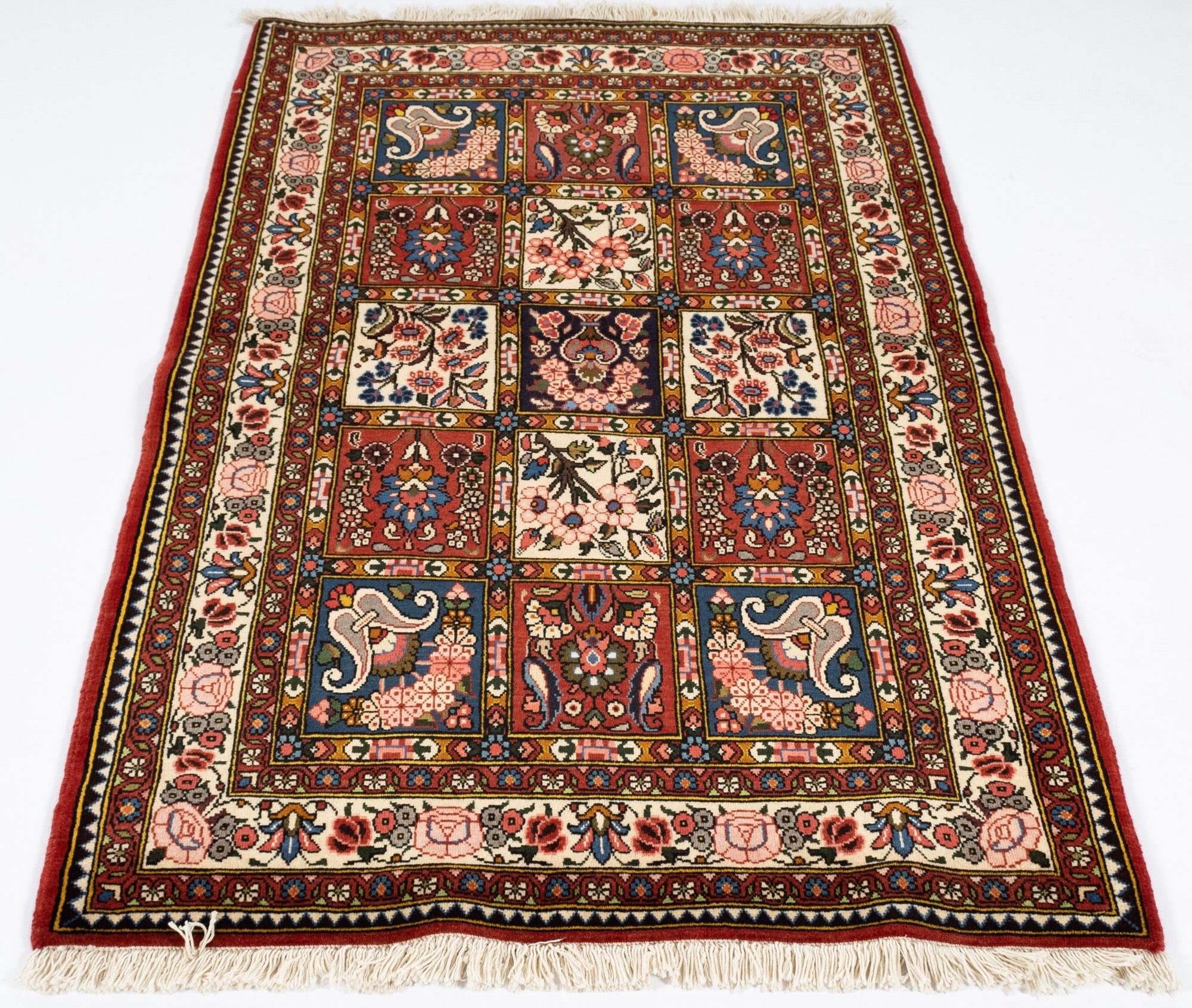 New Persian Bakhtiari Rug <br> 3' 6 x 5' 5