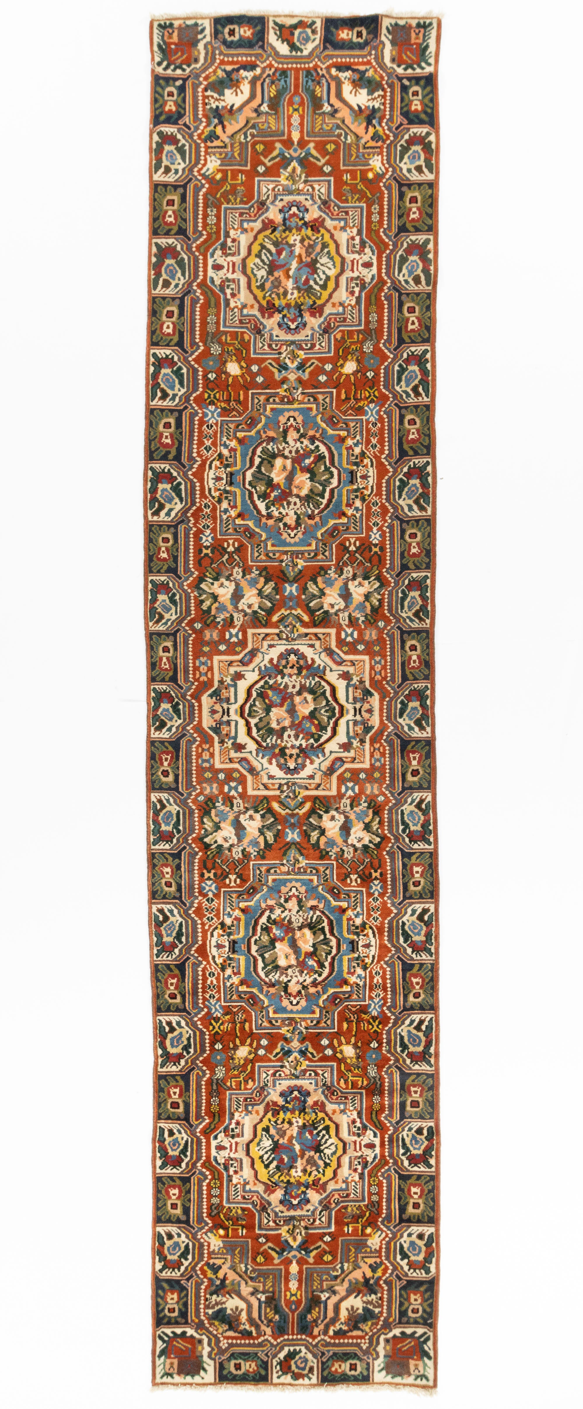 New Persian Bakhtiari Runner <br> 3' 1 x 15' 0