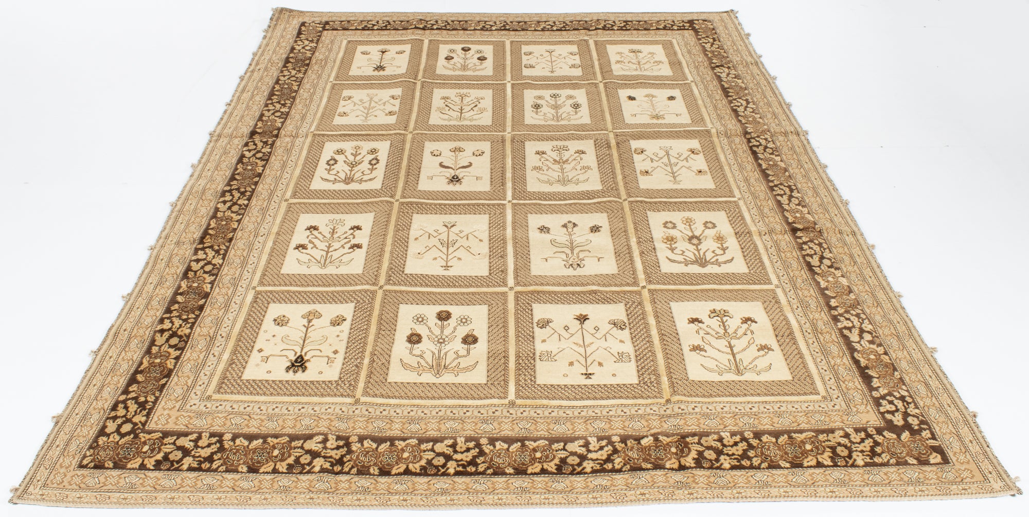 New Persian Balouchi Garden Flatweave Rug  <br> 8'2 x 11'5