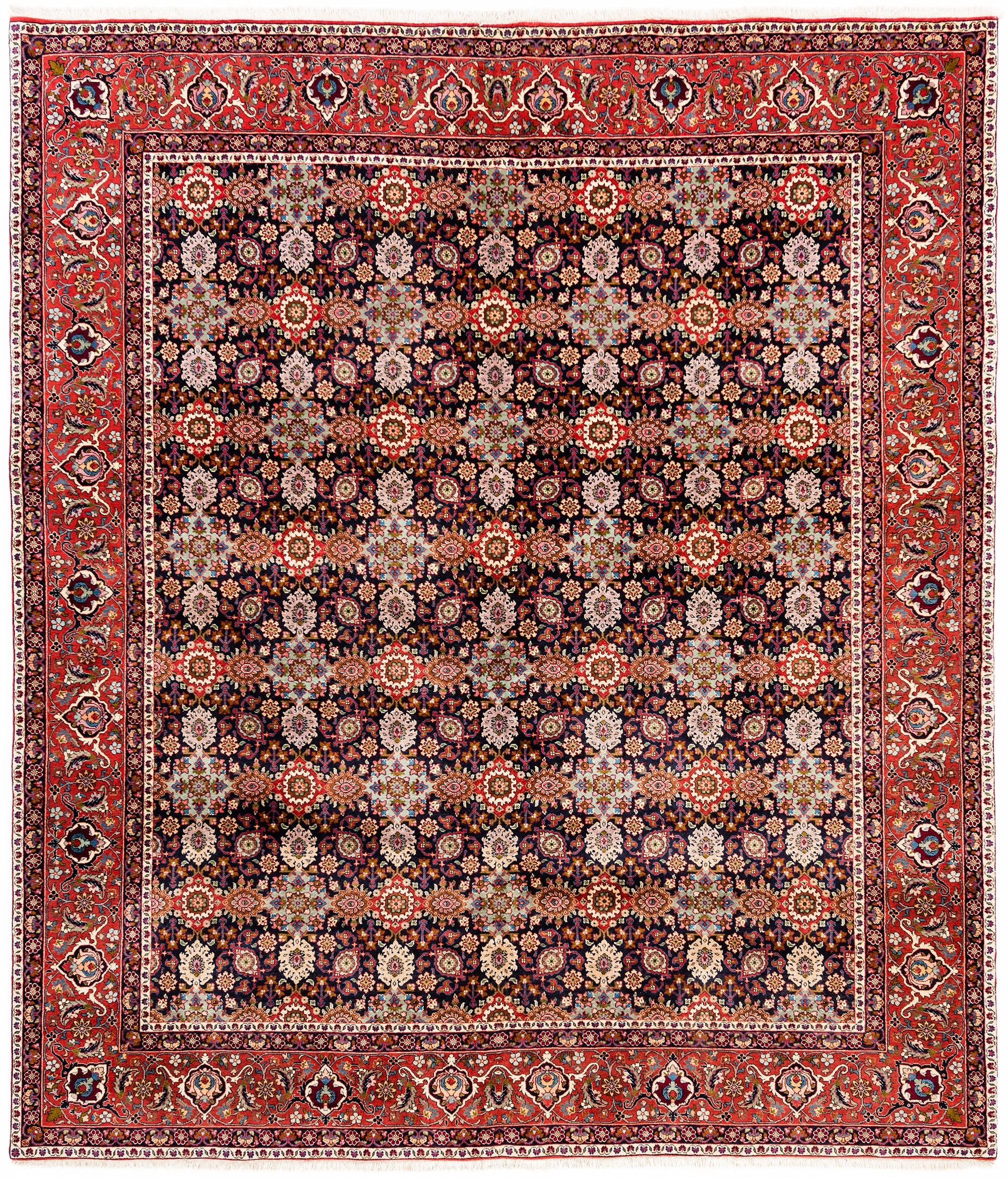 New Persian Bidjar Rug <br> 8'1 x 9'4