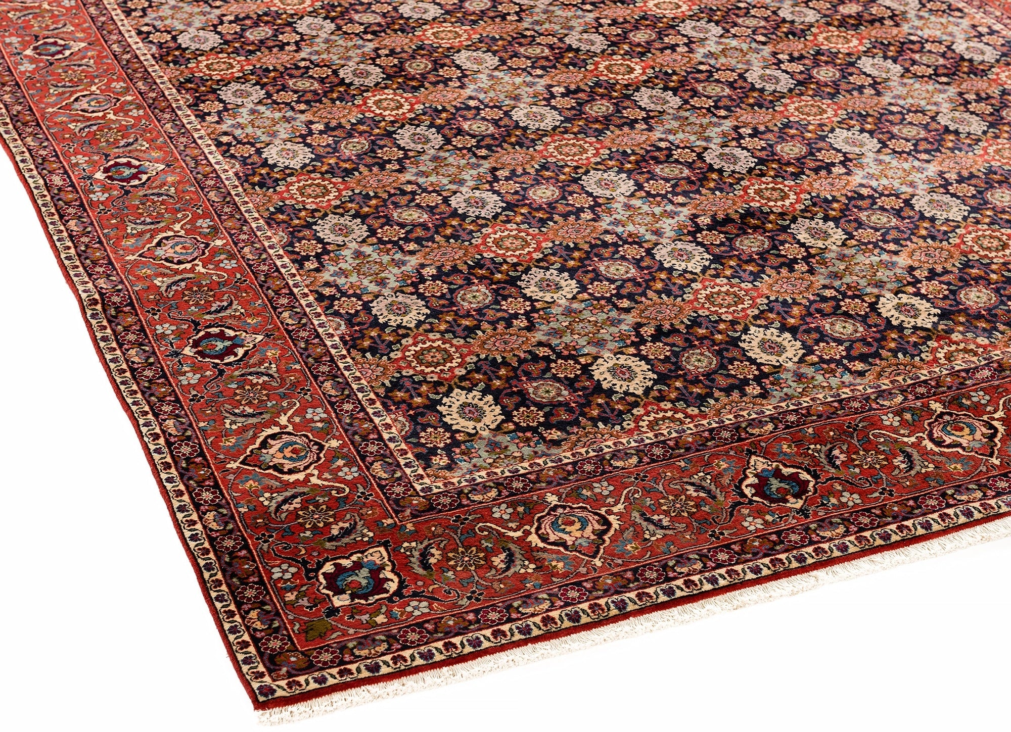 New Persian Bidjar Rug <br> 8'1 x 9'4