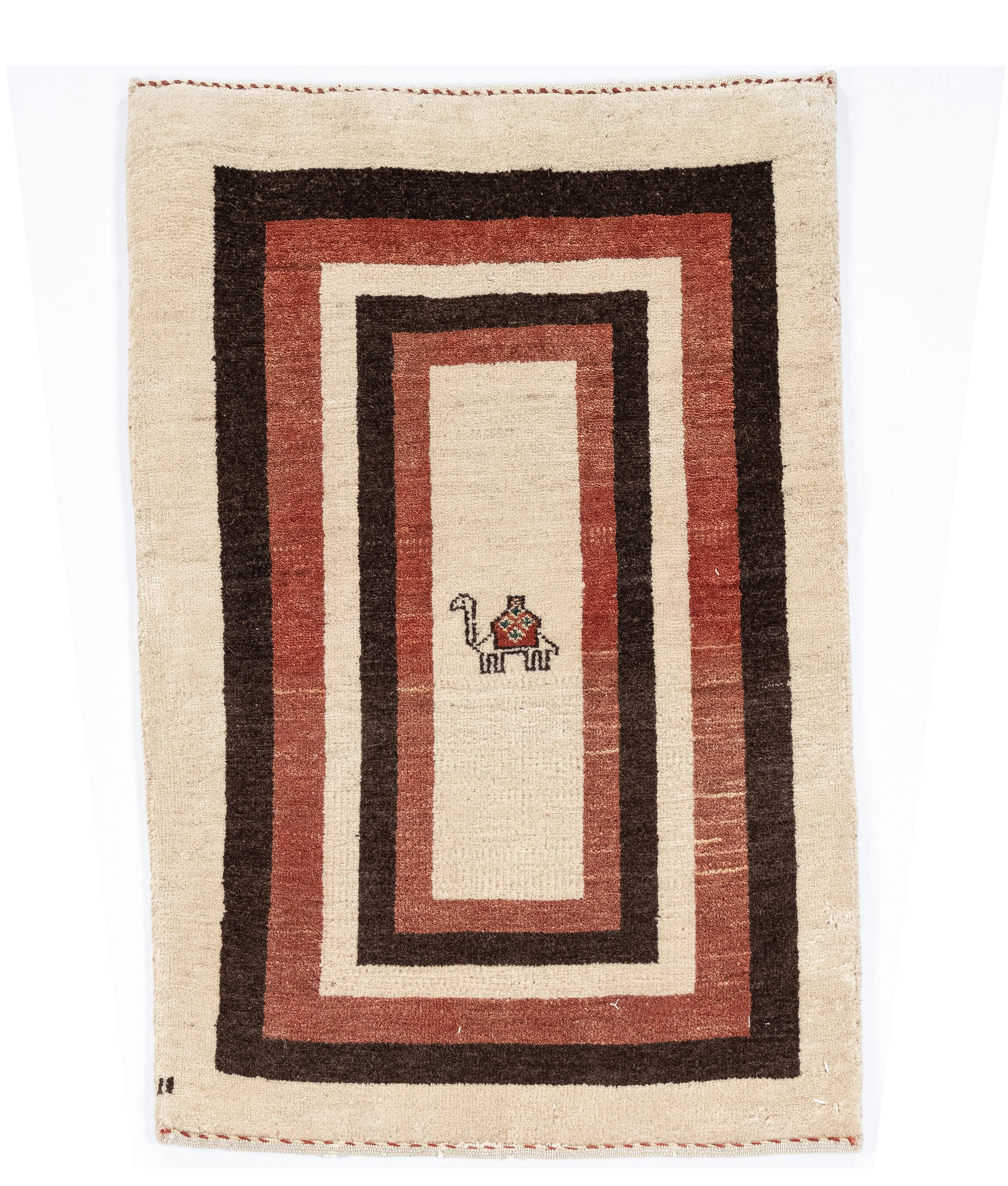 New Pakistani Gabbeh Rug <br> 1'11 x 3'0