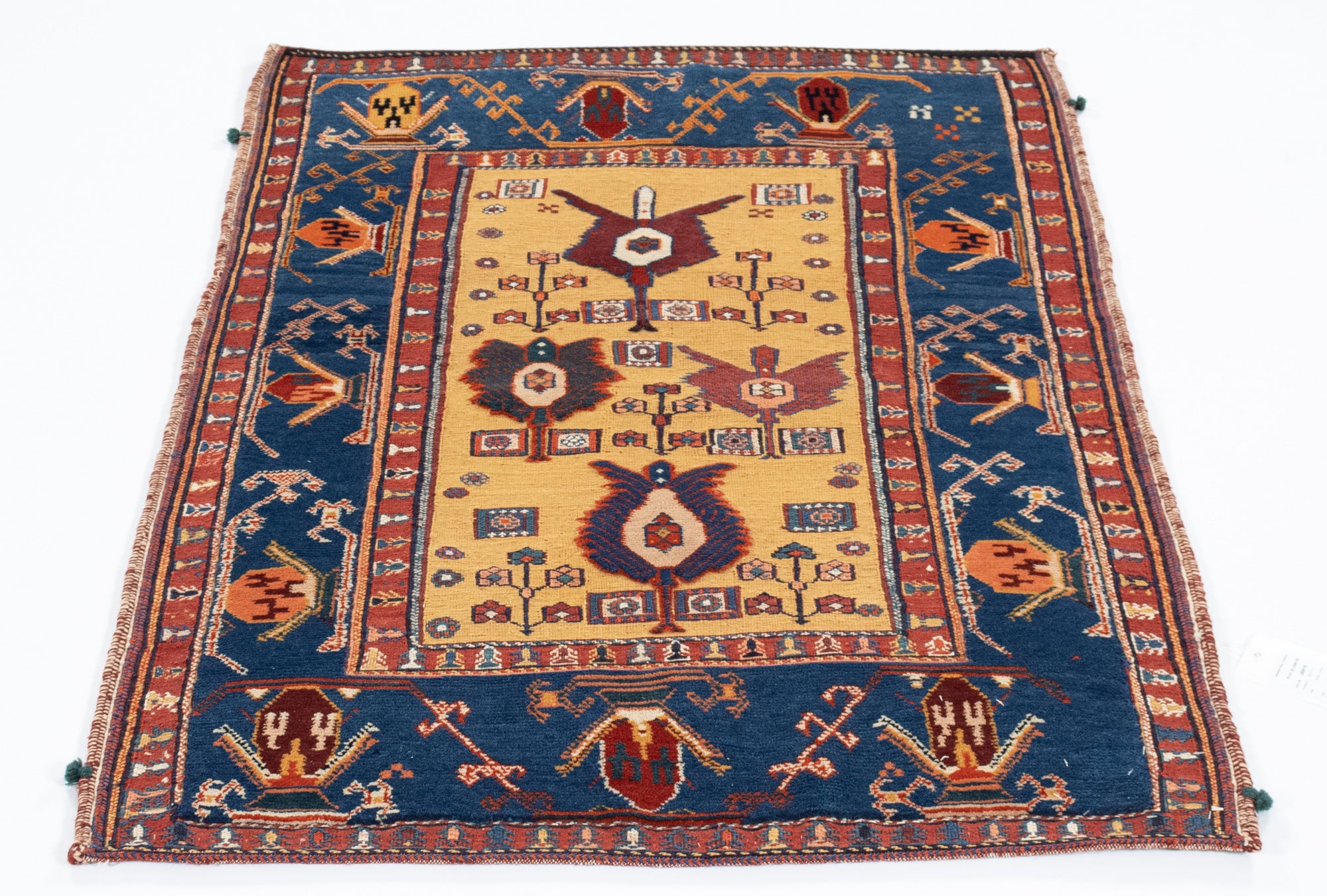 New Persian Gabbeh Rug <br> 3'4 x 4'8