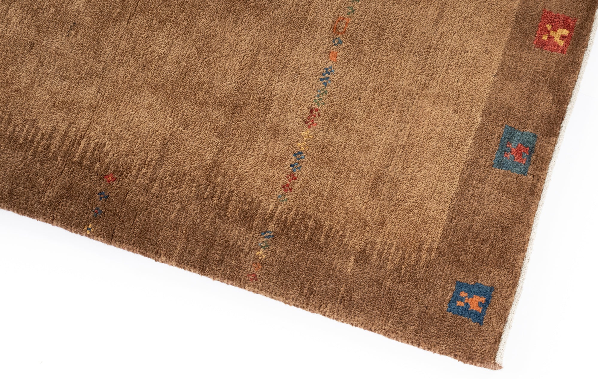 New Persian Gabbeh Rug <br> 4'11 x 6'1