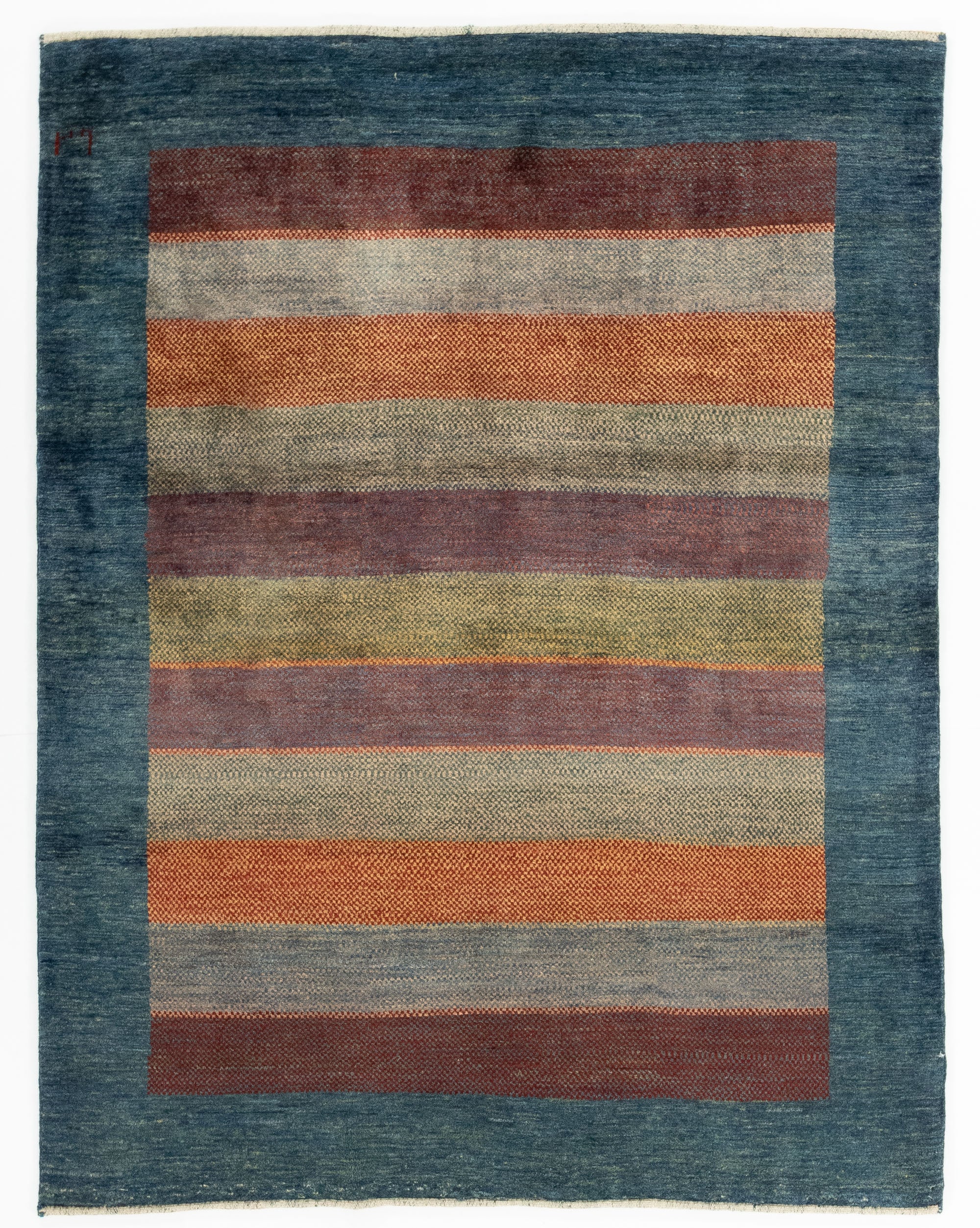 New Persian Gabbeh Rug <br> 4'11 x 6'4