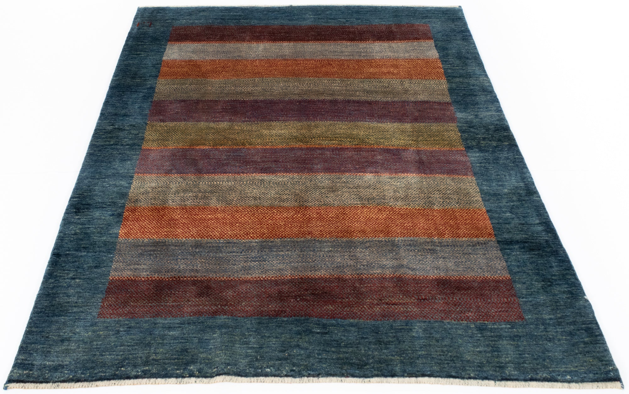 New Persian Gabbeh Rug <br> 4'11 x 6'4