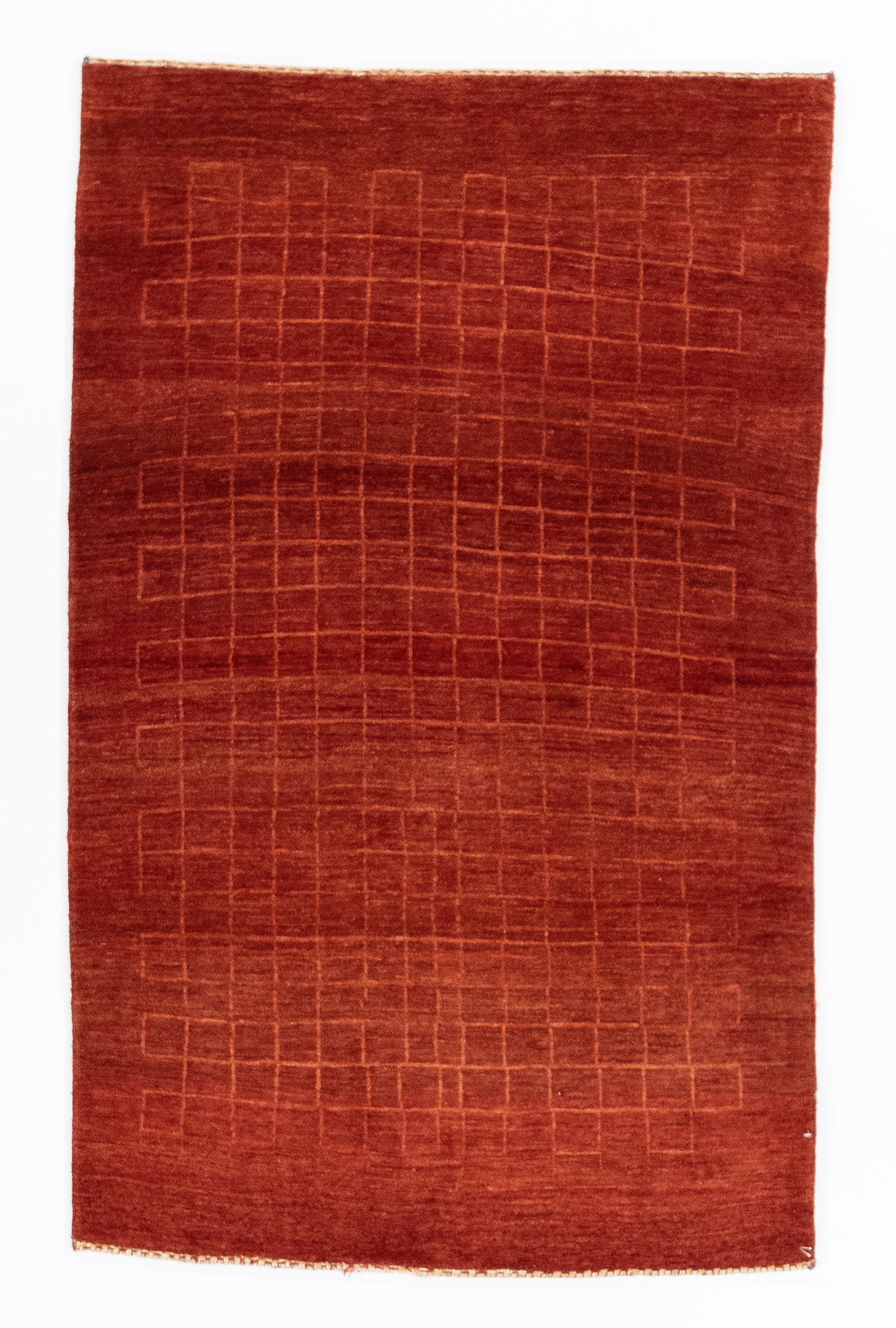 New Persian Gabbeh Rug <br> 3'7 x 5'10