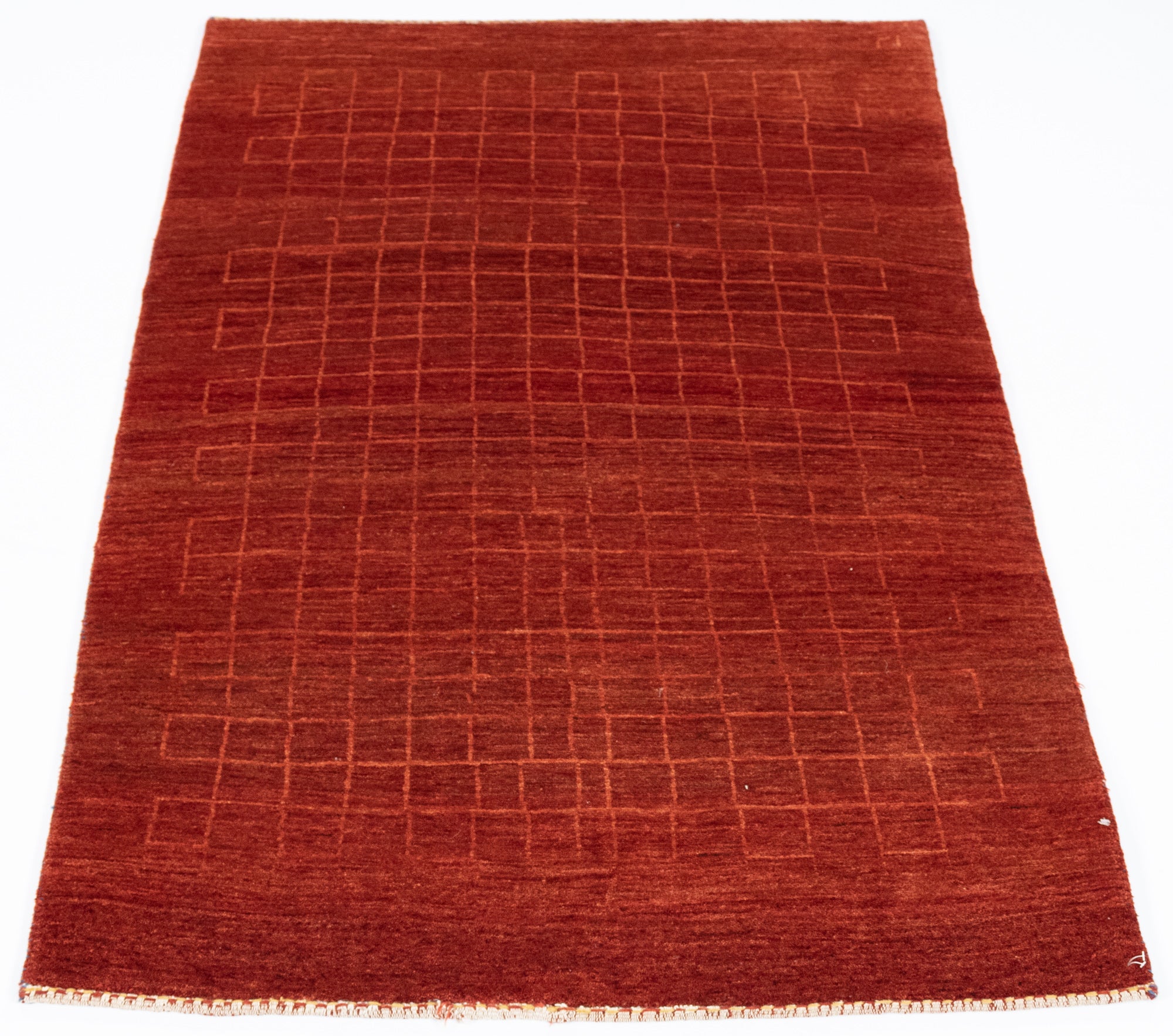 New Persian Gabbeh Rug <br> 3'7 x 5'10