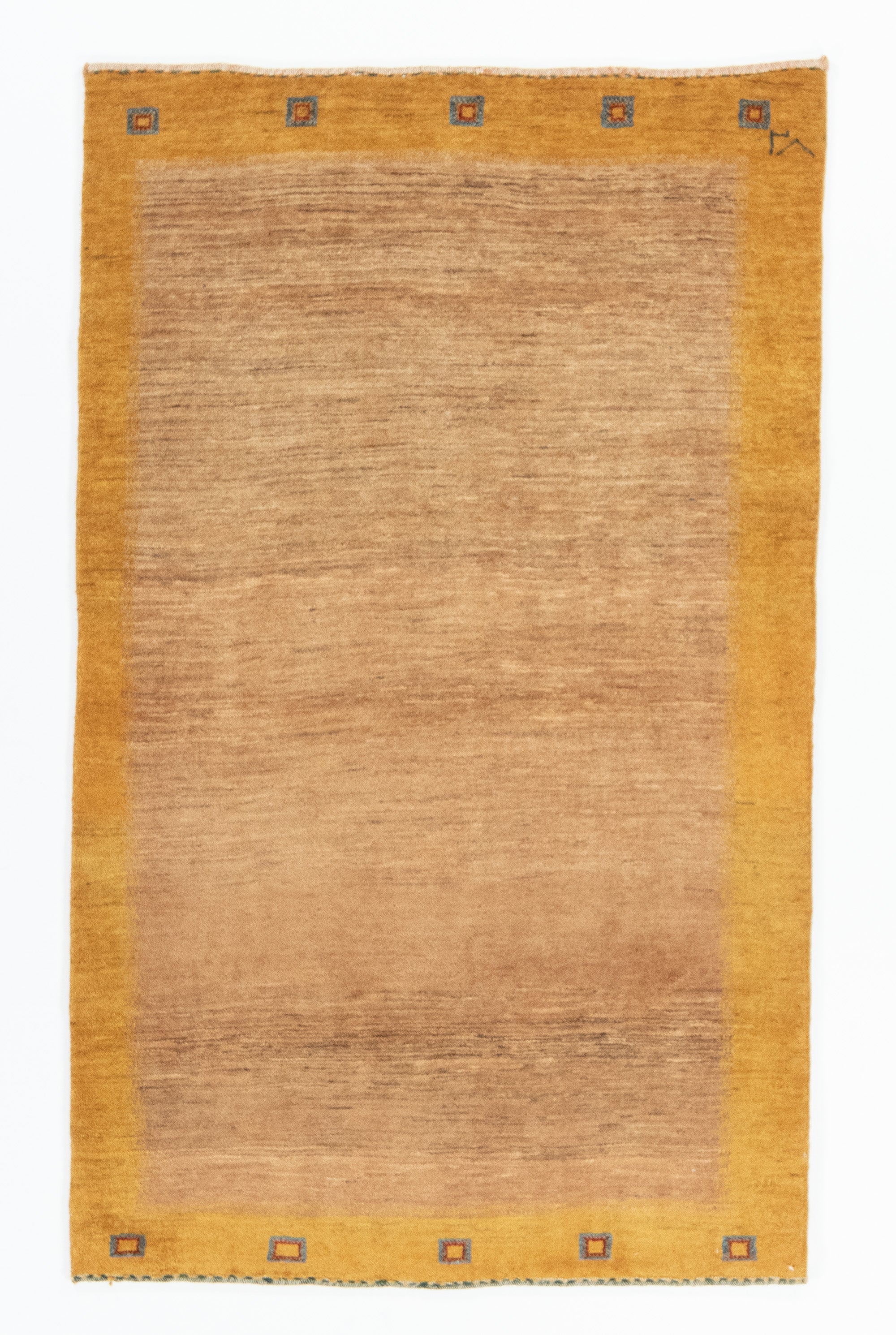 New Persian Gabbeh Rug  <br> 3'10 x 6'5