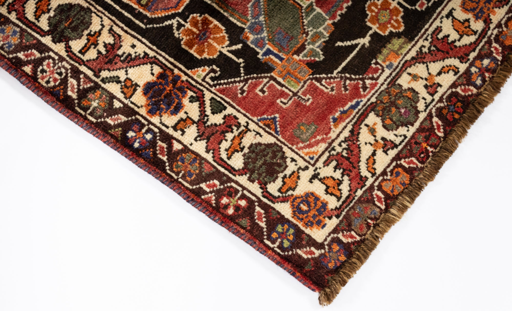 New Persian Gabbeh Qashqai-design Rug <br> 3'5 x 5'0