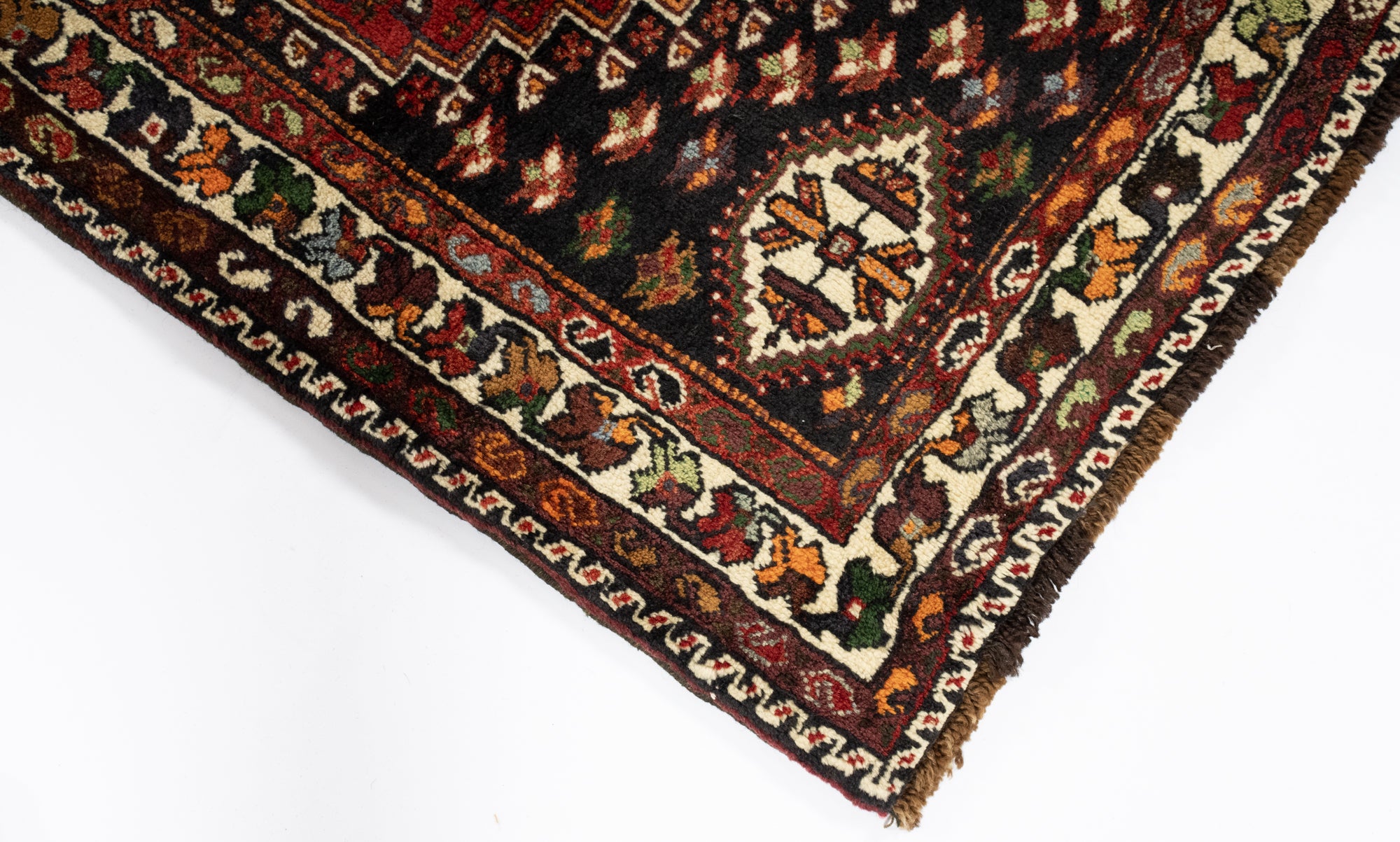 New Persian Gabbeh Qashqai-design Rug <br> 4'0 x 5'10