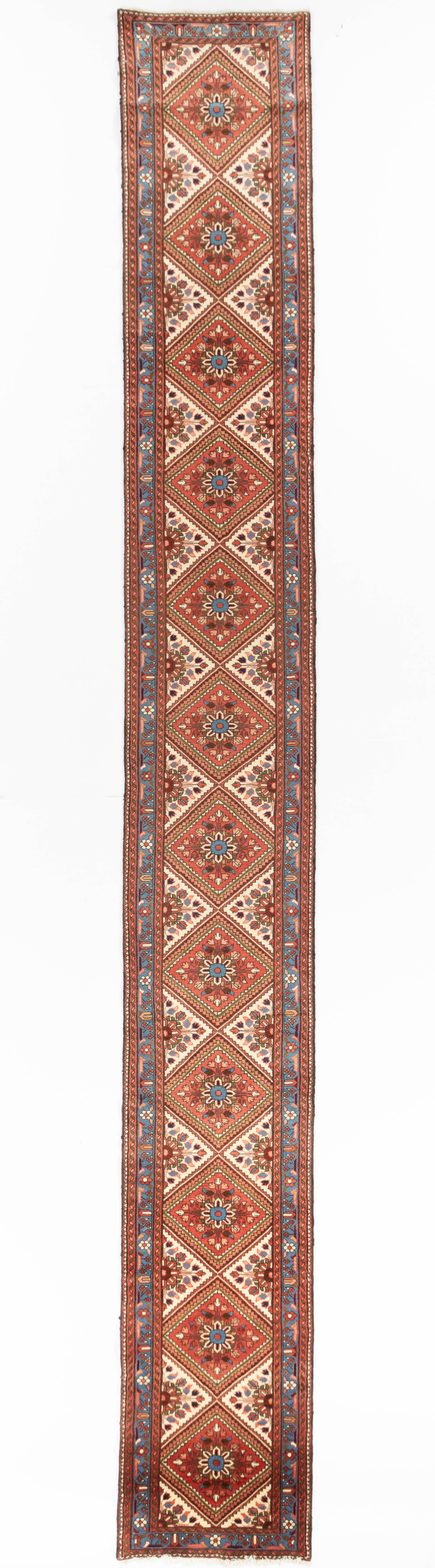 New Persian Hamadan Runner <br> 2' 5 x 19' 3