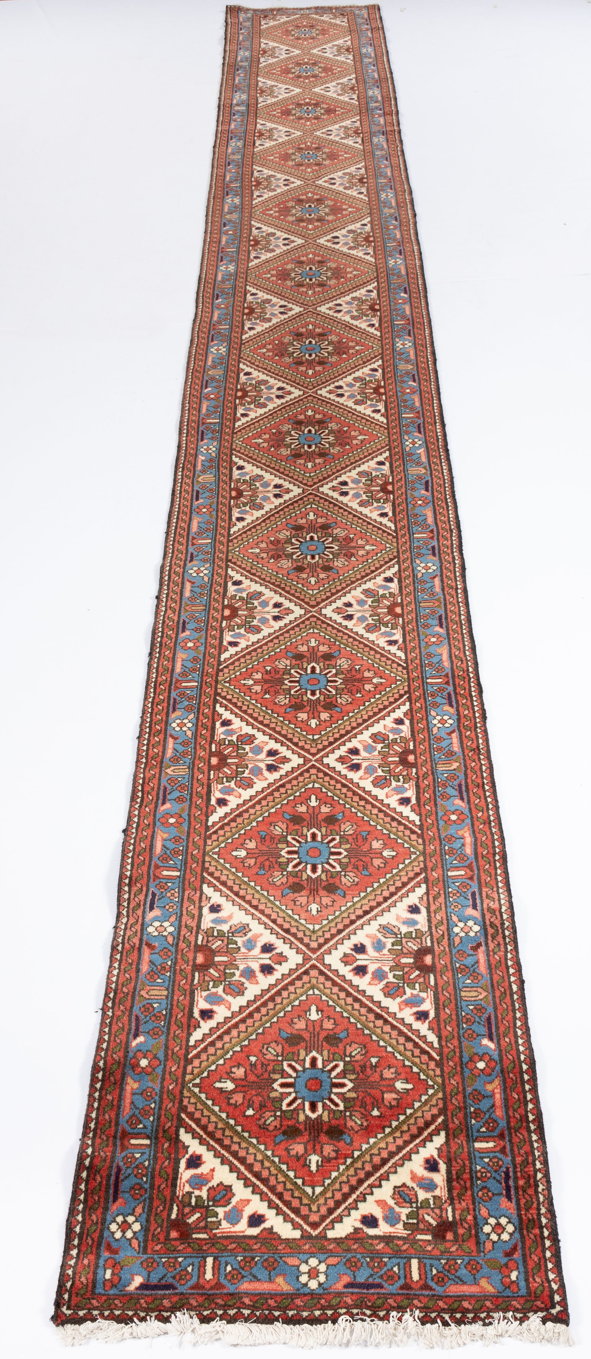 New Persian Hamadan Runner <br> 2' 5 x 19' 3