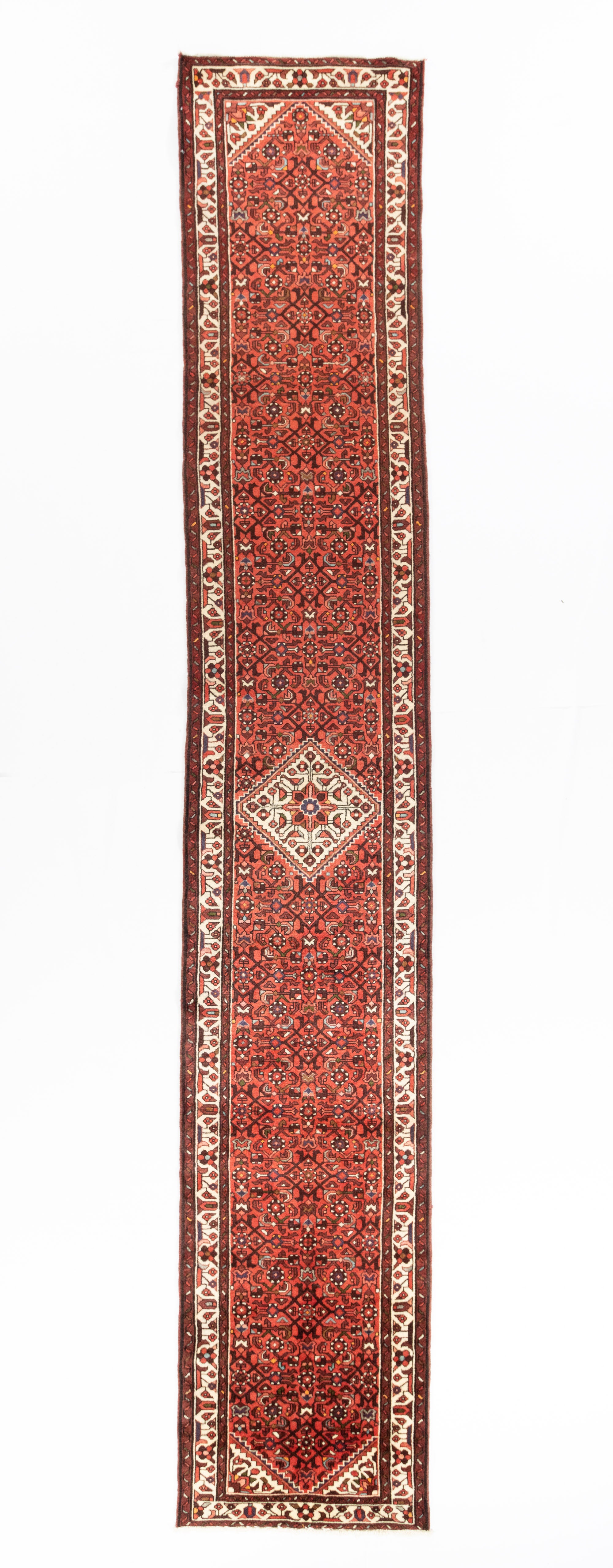 New Persian Hamadan Runner <br> 2' 10 x 16' 6