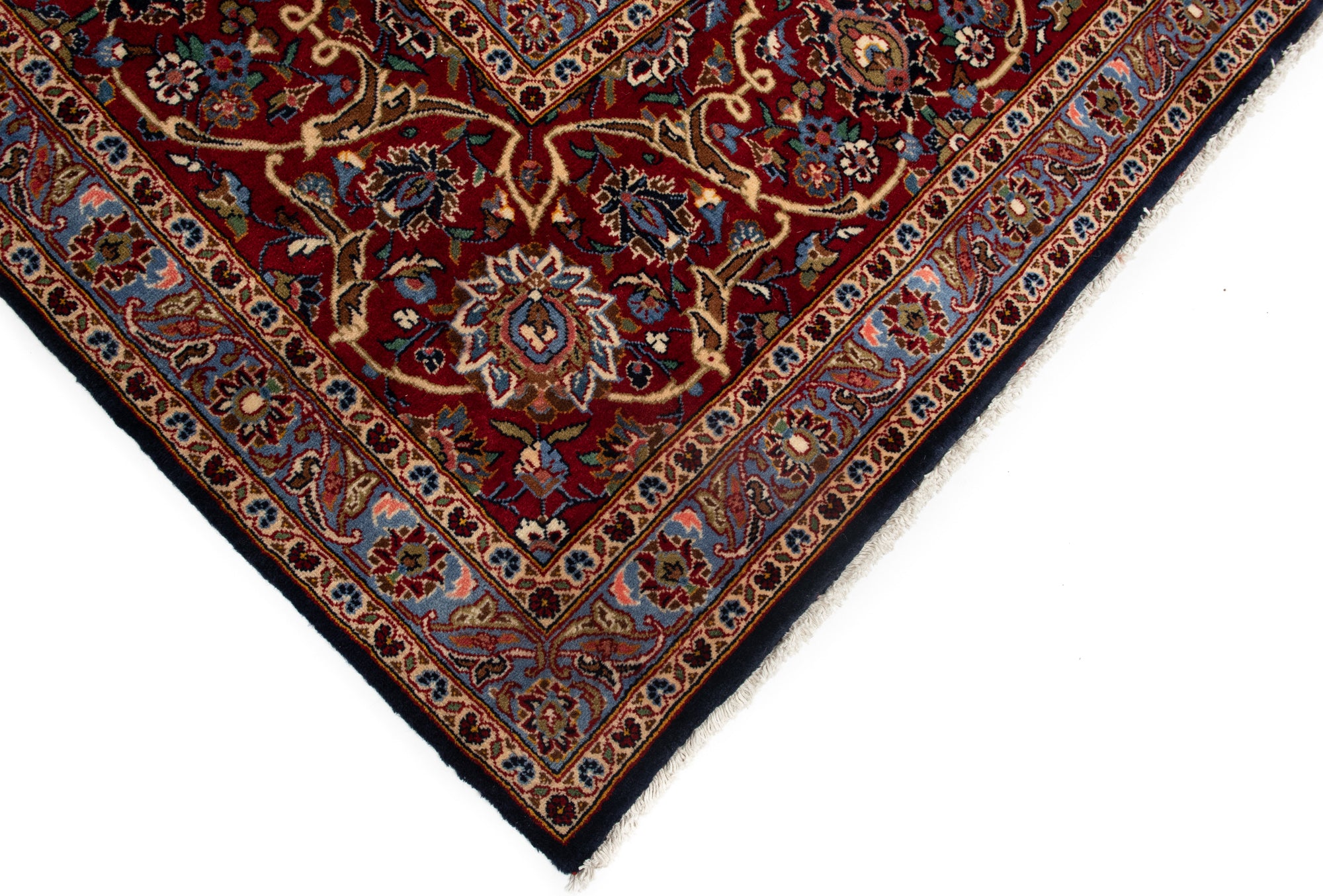 Antique Persian Kashan Rug <br> 9'9 x 13'4