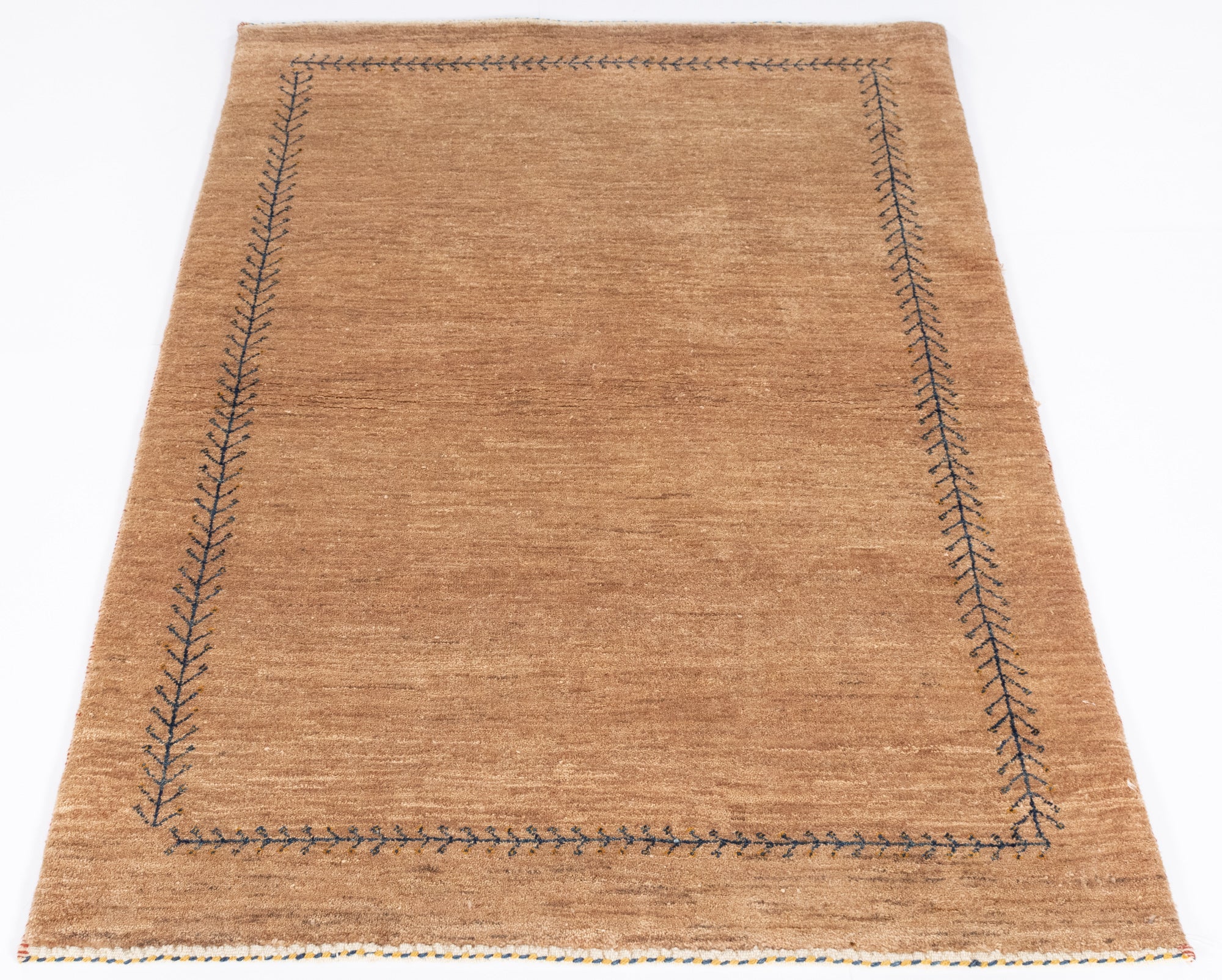 New Persian Gabbeh Rug  <br> 3'4 x 5'4