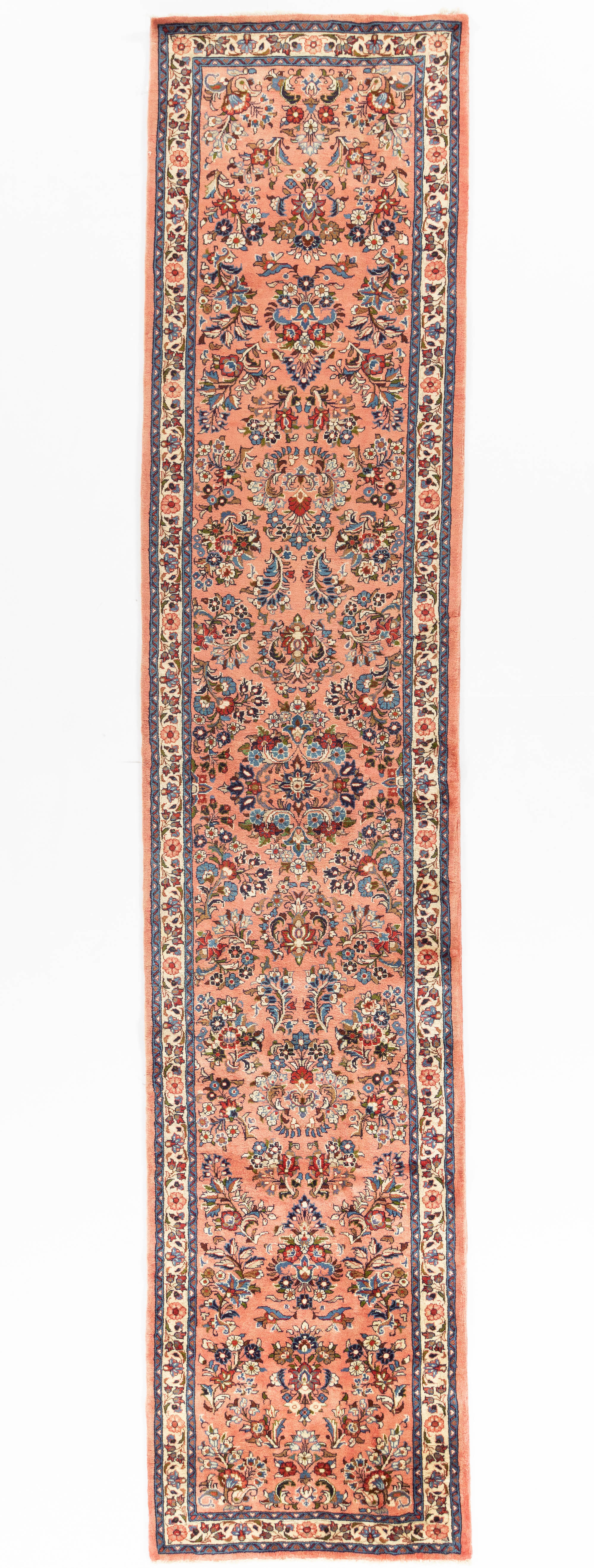 New Persian Sarouk Runner <br> 2' 10 x 13' 4