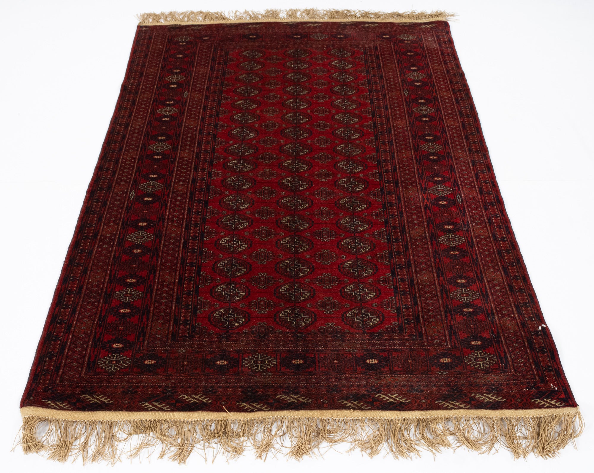 New Persian Turkeman Rug <br> 4' 3 x 6' 2