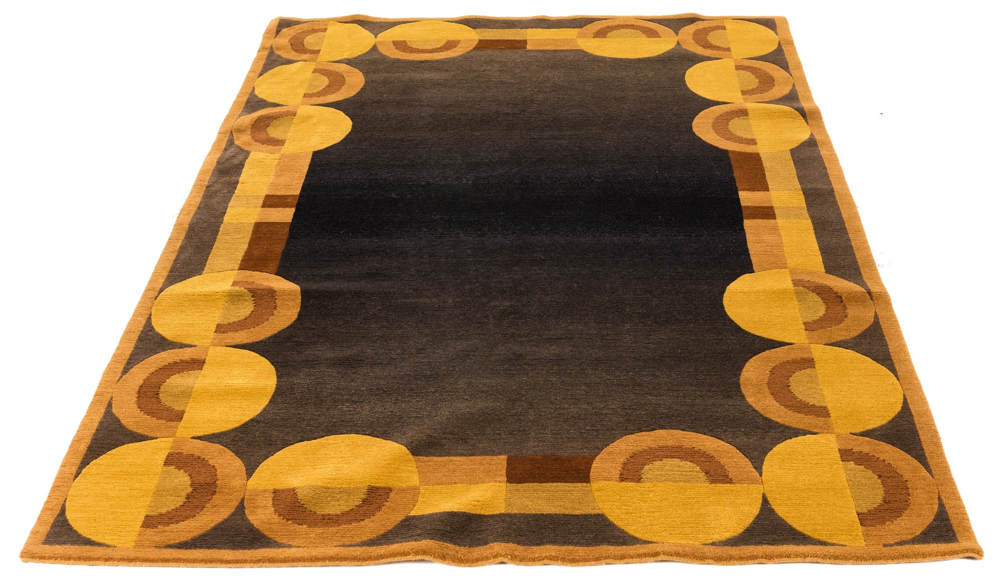 New Tibetan Wool Rug <br> 6'0 x 9'0