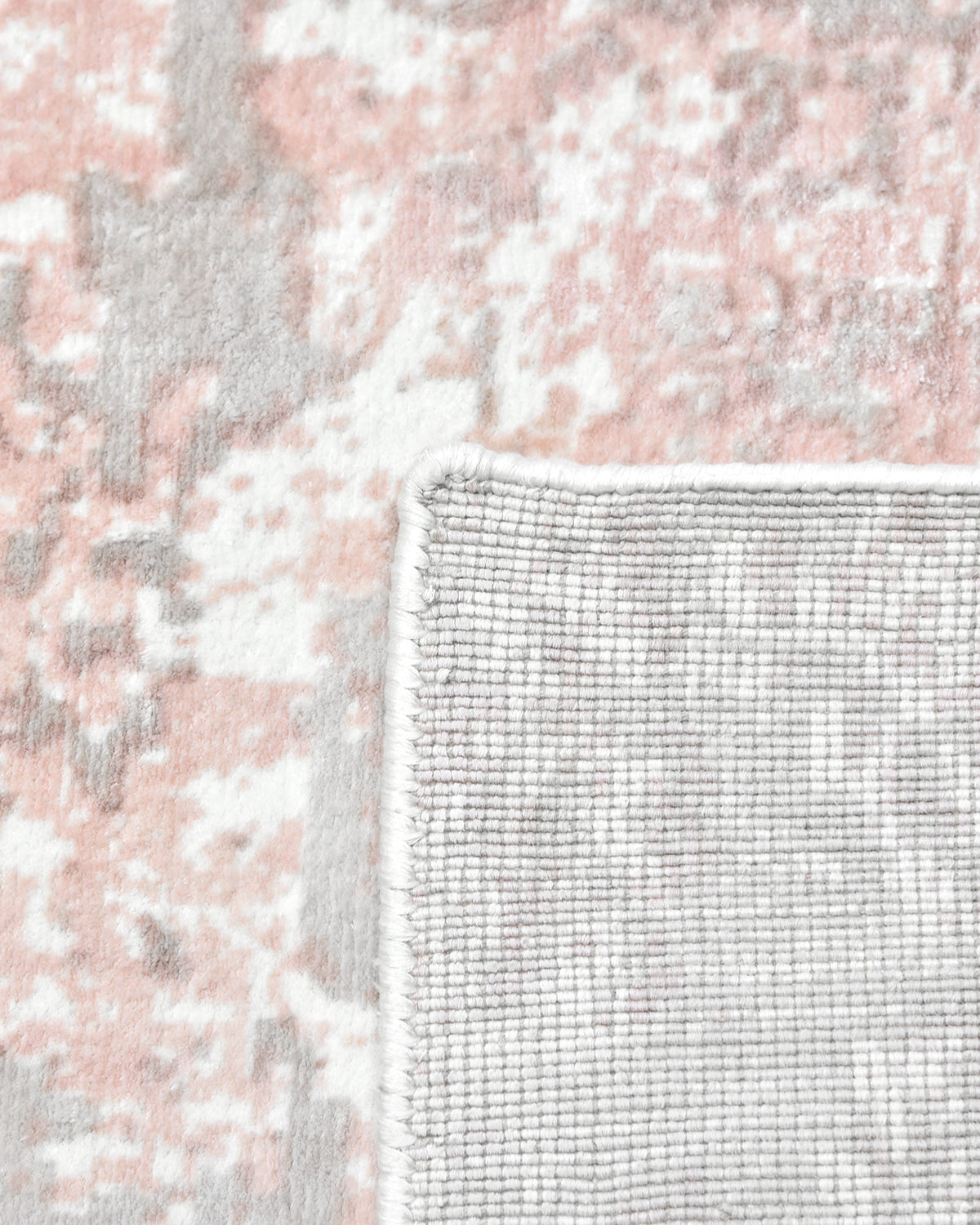 Blush Hand Loomed Contemporary Abstract Area Rug