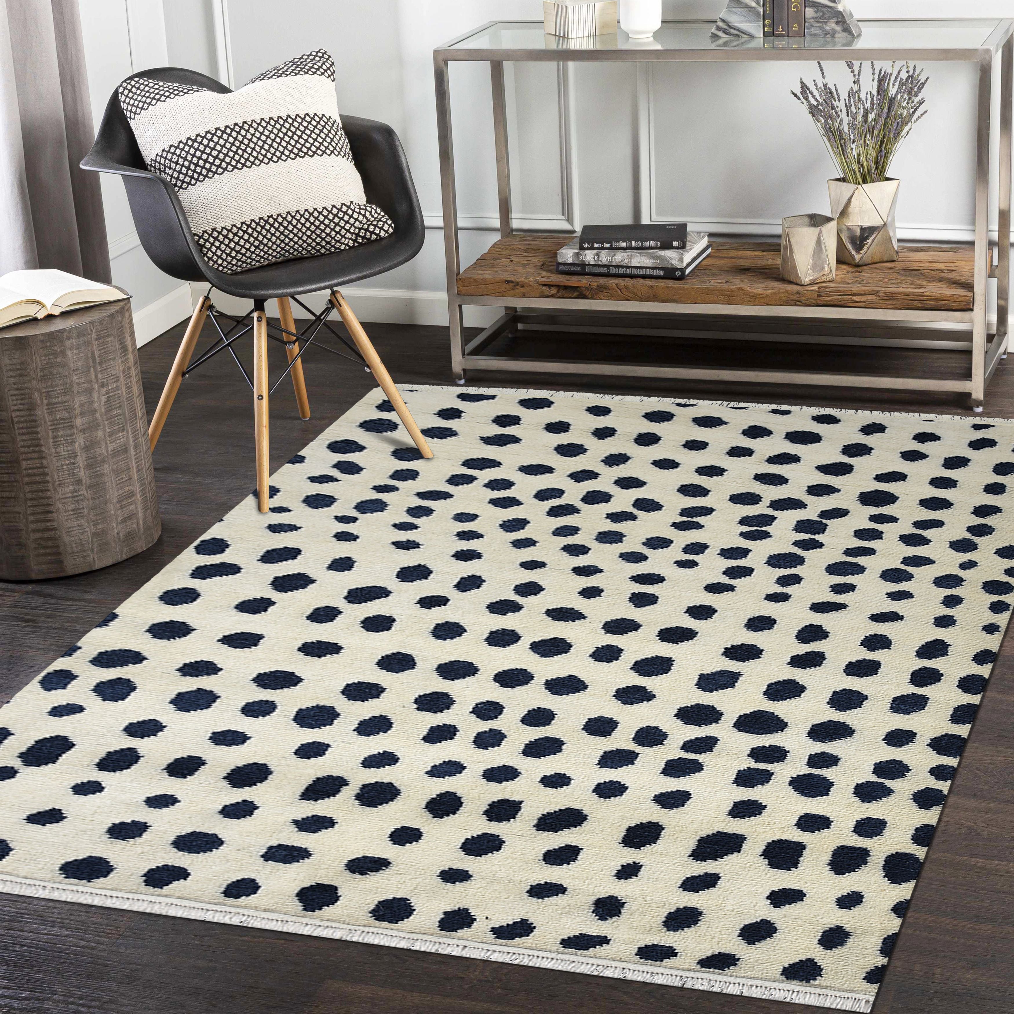 Irmgard Bohemian Shaggy Moroccan Area Rug