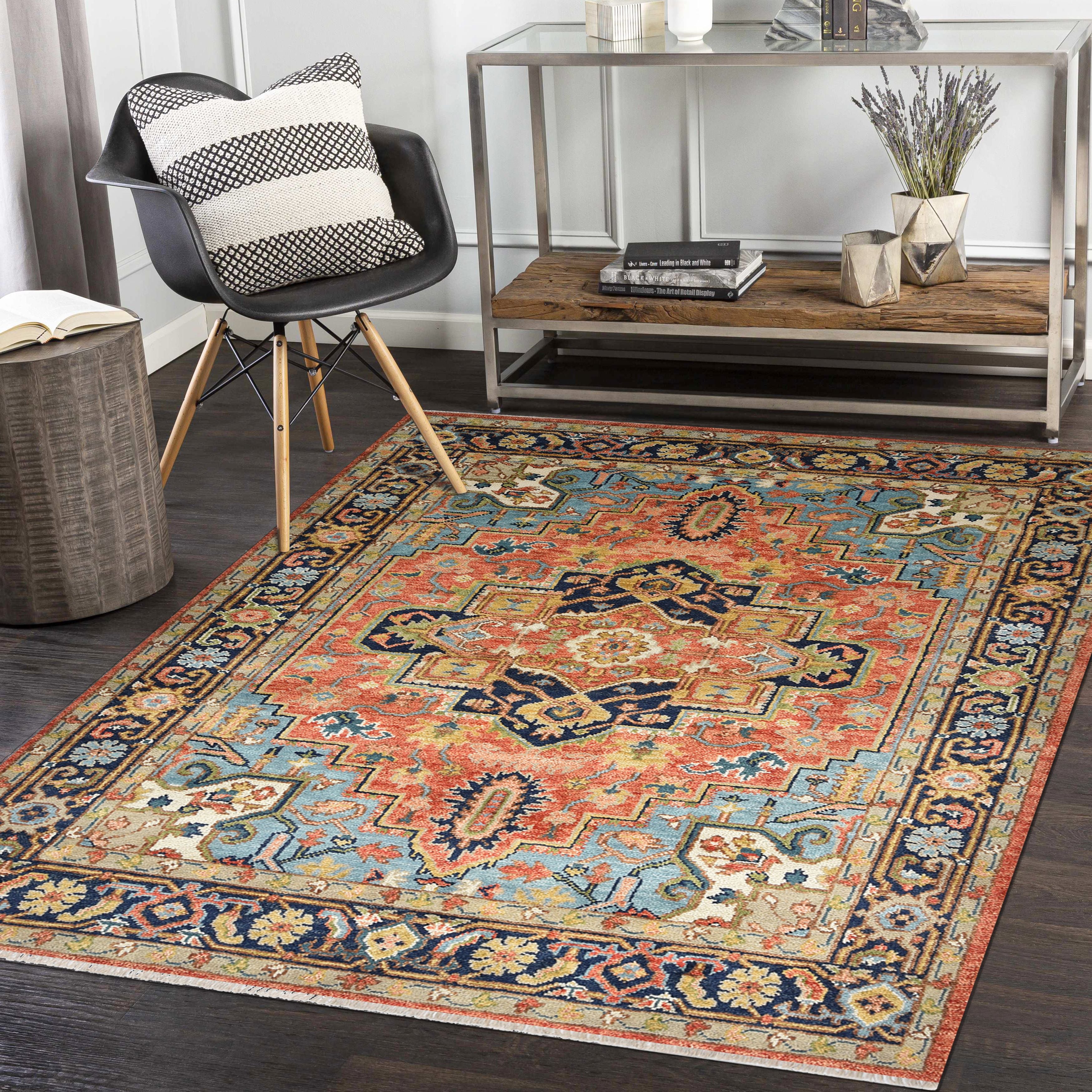 Miranda Hand Knotted Traditional Area Rug