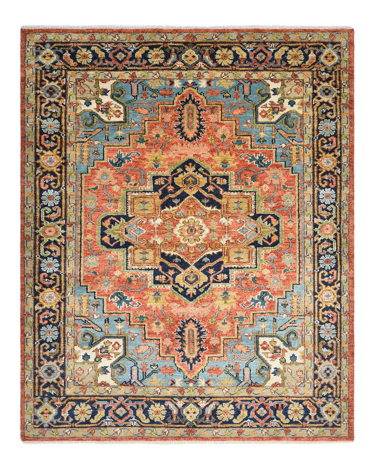 Miranda Hand Knotted Traditional Area Rug