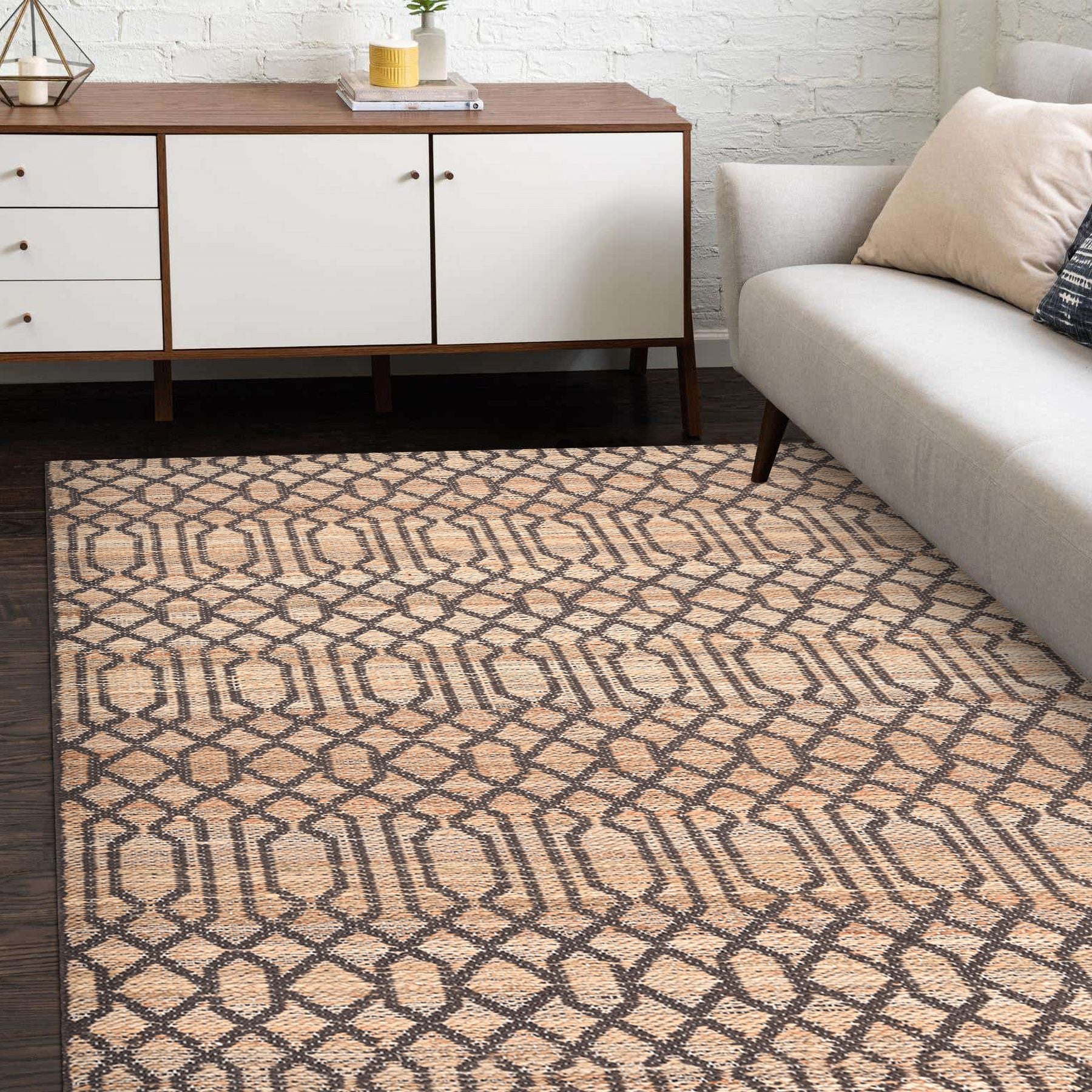 Sophie Hand Woven Contemporary Transitional Jute Area Rug