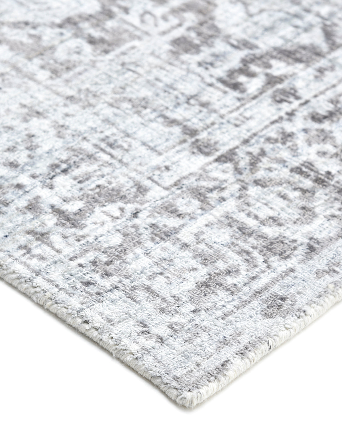 Geneva Hand Loomed Contemporary Modern Light Area Rug