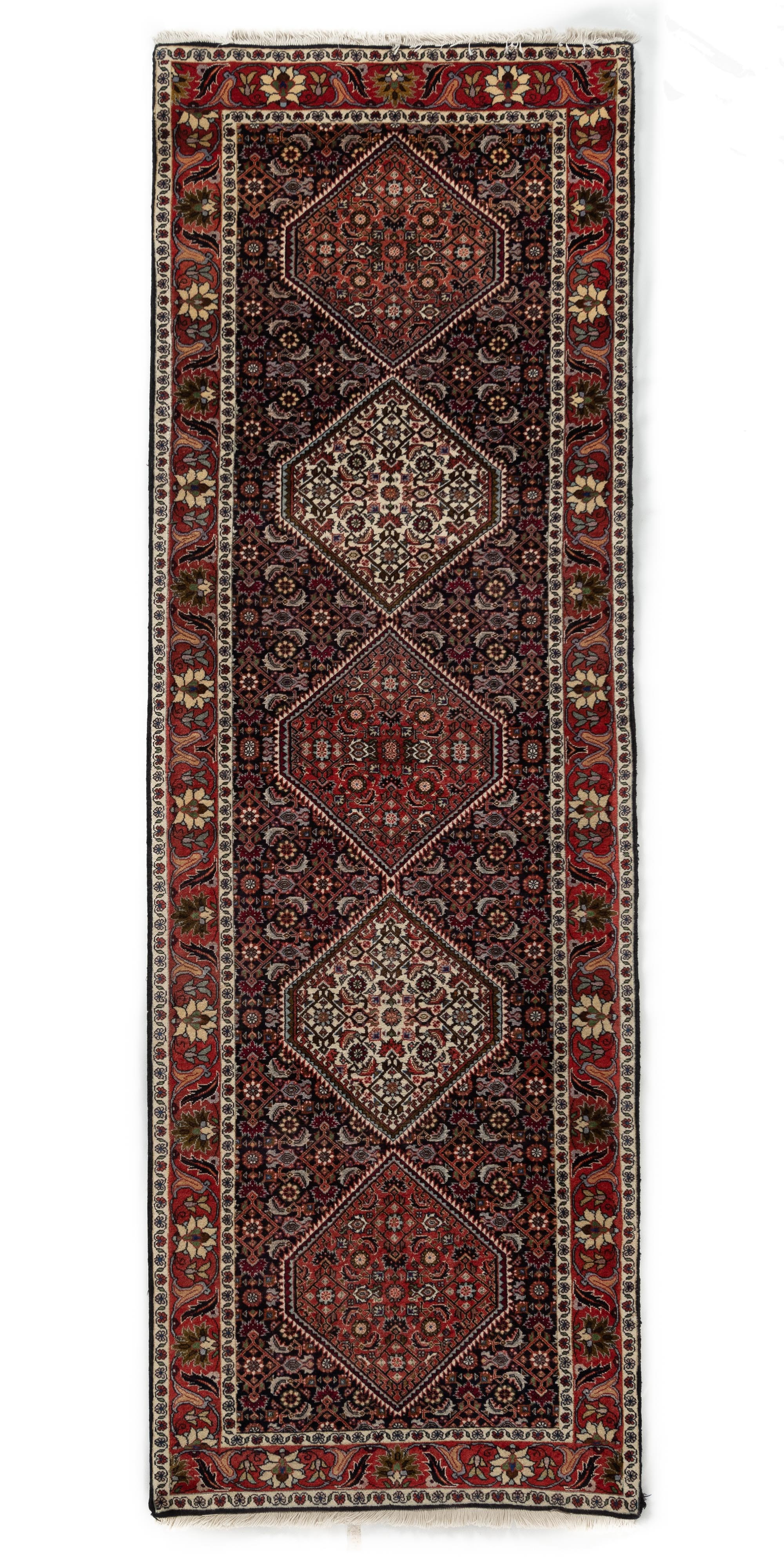 Semi-Antique Bidjar Rug <br> 2'10 x 8'6