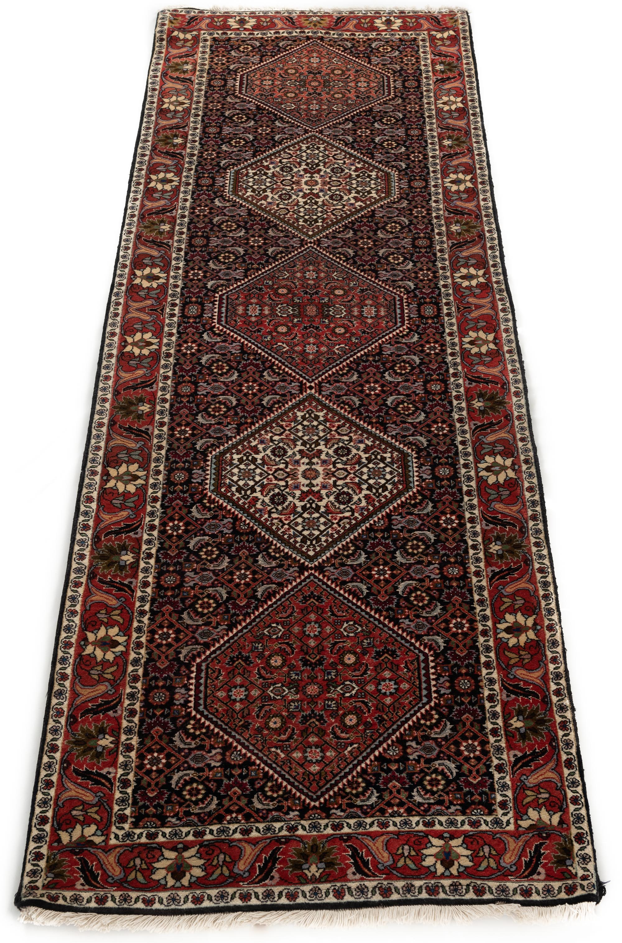 Semi-Antique Bidjar Rug <br> 2'10 x 8'6