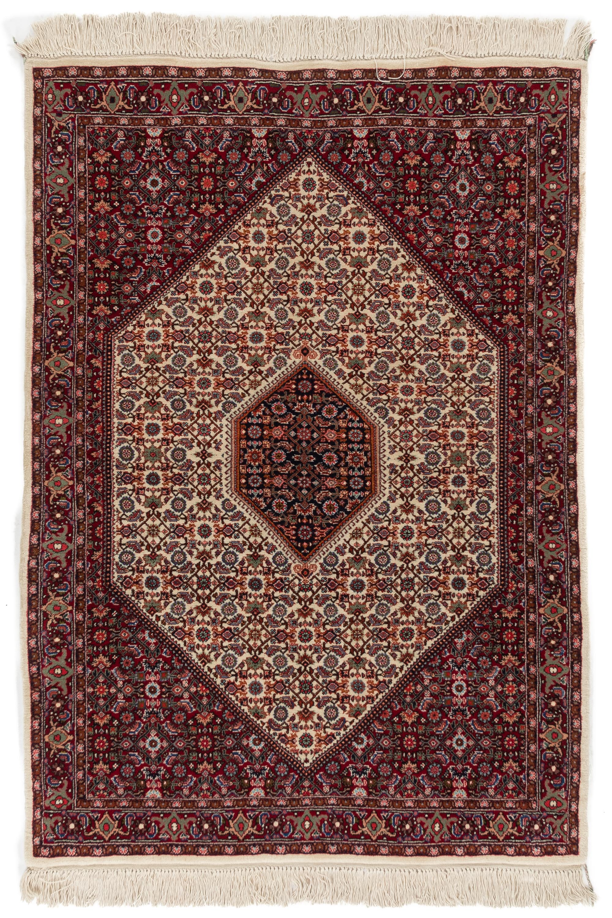 Semi-Antique Persian Bidjar Rug <br> 3'9 x 5'3