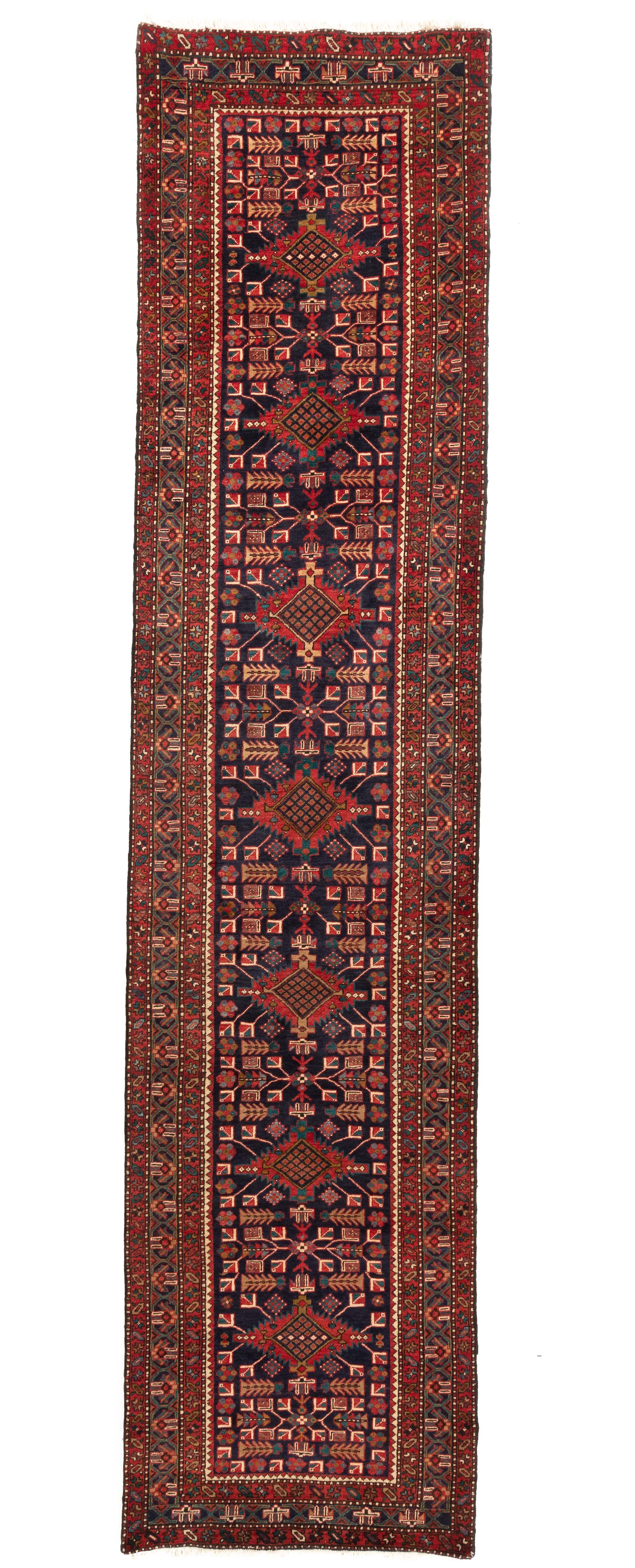 Semi-Antique Persian Serab Runner <br> 3'7 x 15