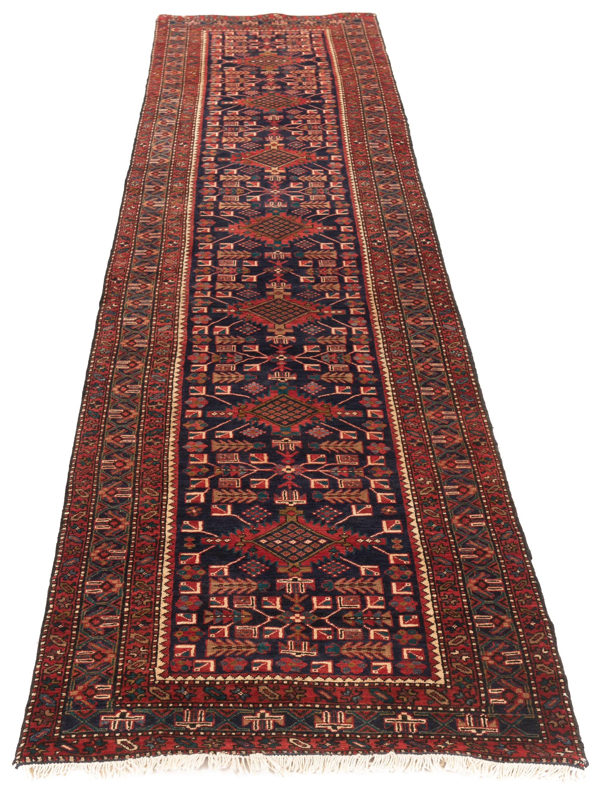 Semi-Antique Persian Serab Runner <br> 3'7 x 15